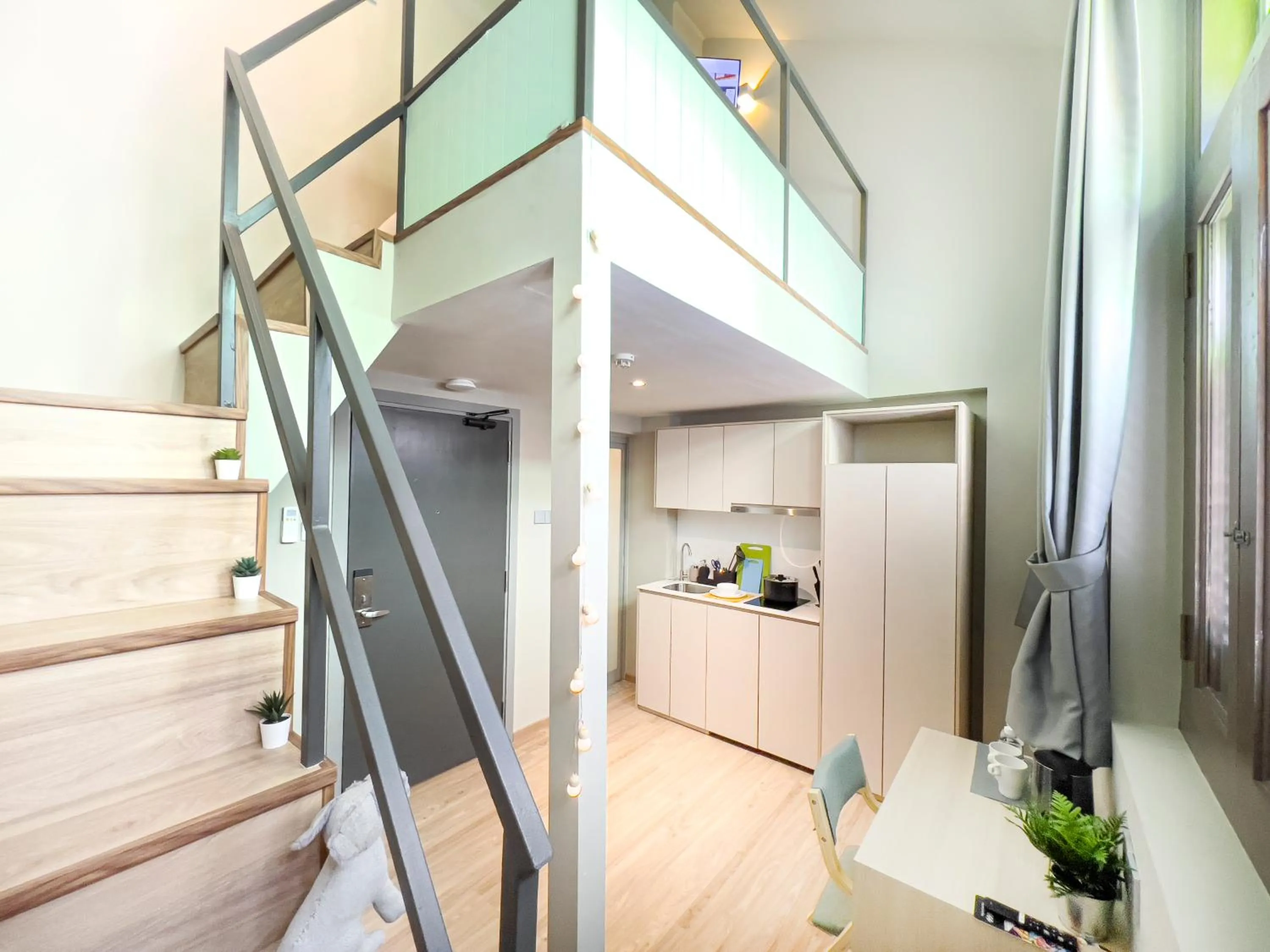 Kitchen or kitchenette in Habyt Studios Kallang