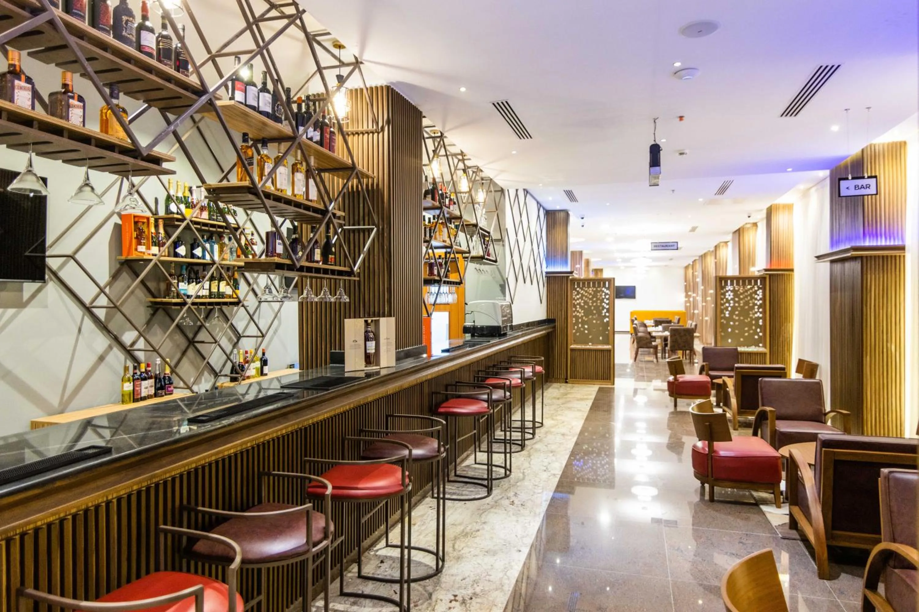 Lounge or bar in BON Hotel Octagon