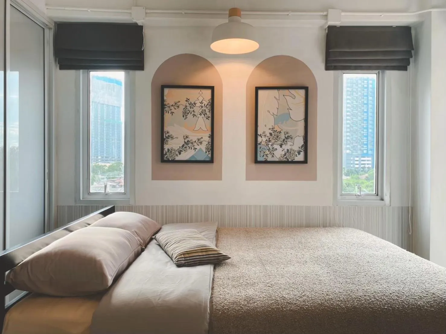 Bed in The Giftown Bangkok, Talat Phlu