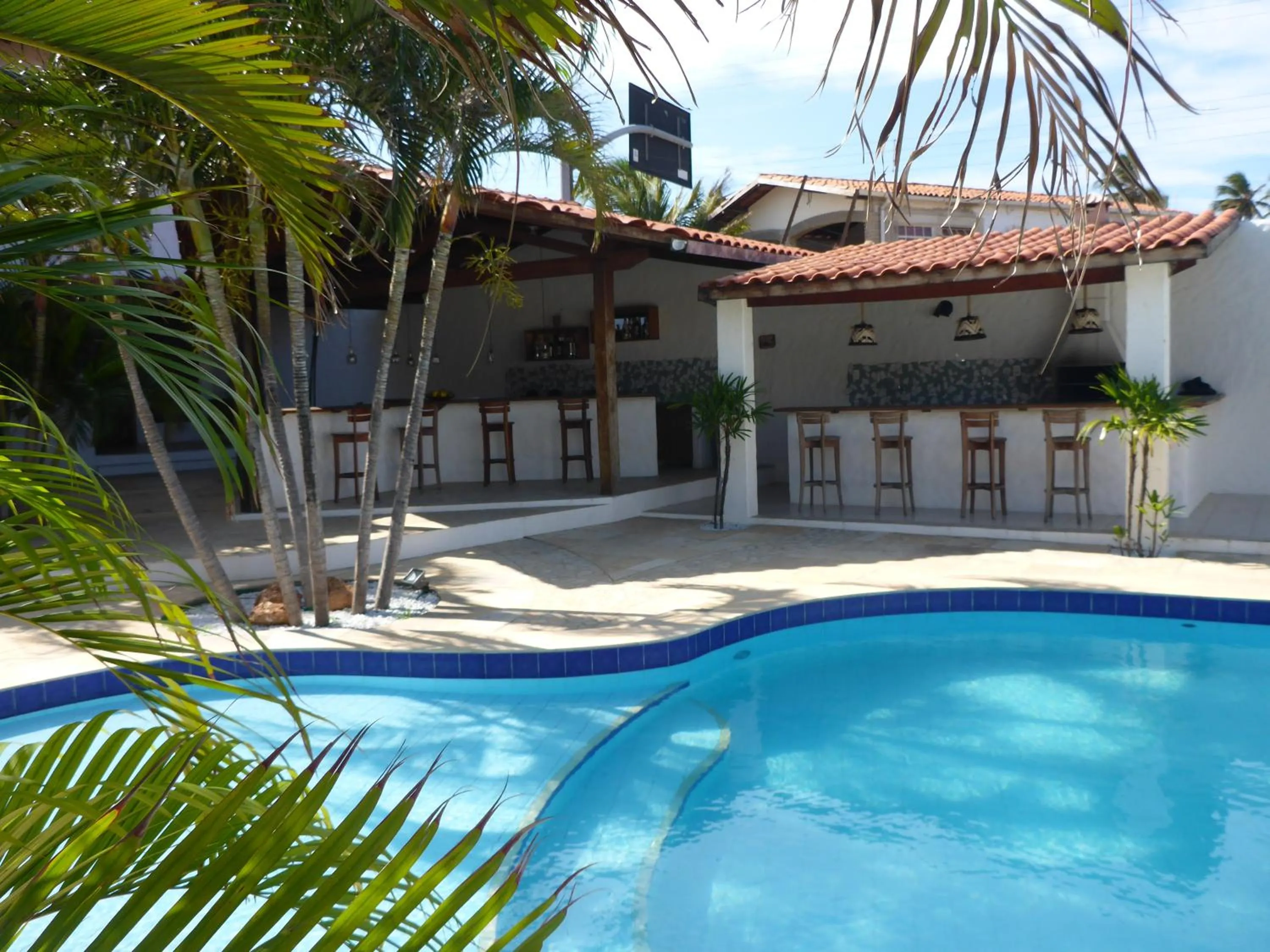 BBQ facilities in Hotel Pousada 360