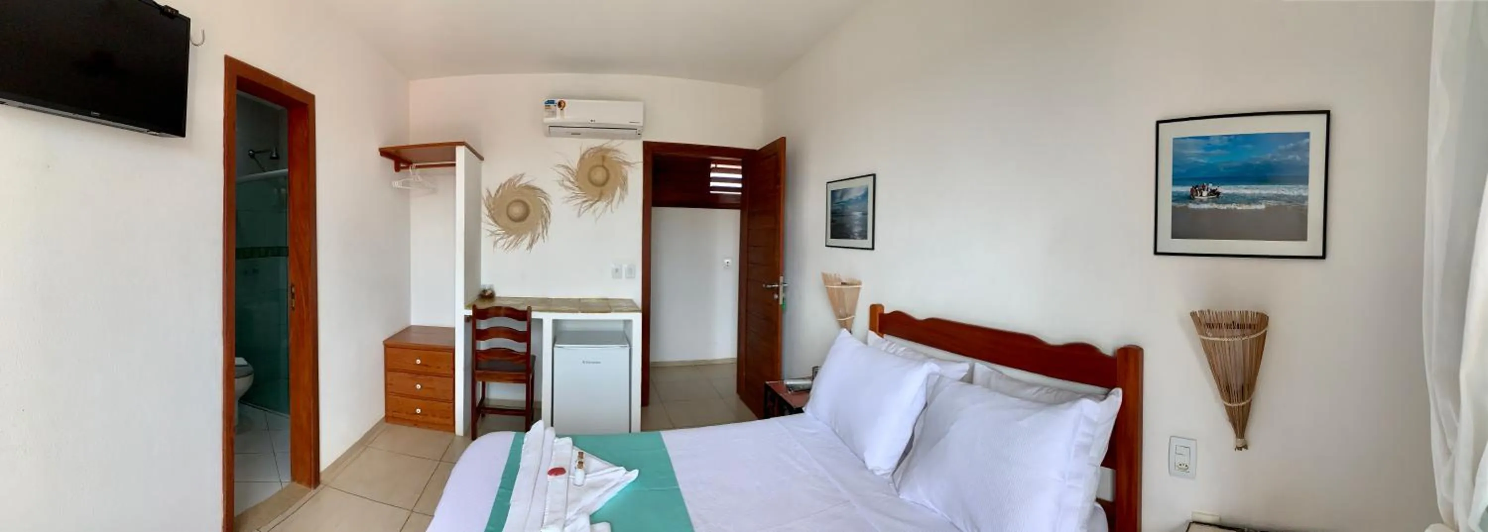 View (from property/room), Bed in Hotel Pousada 360