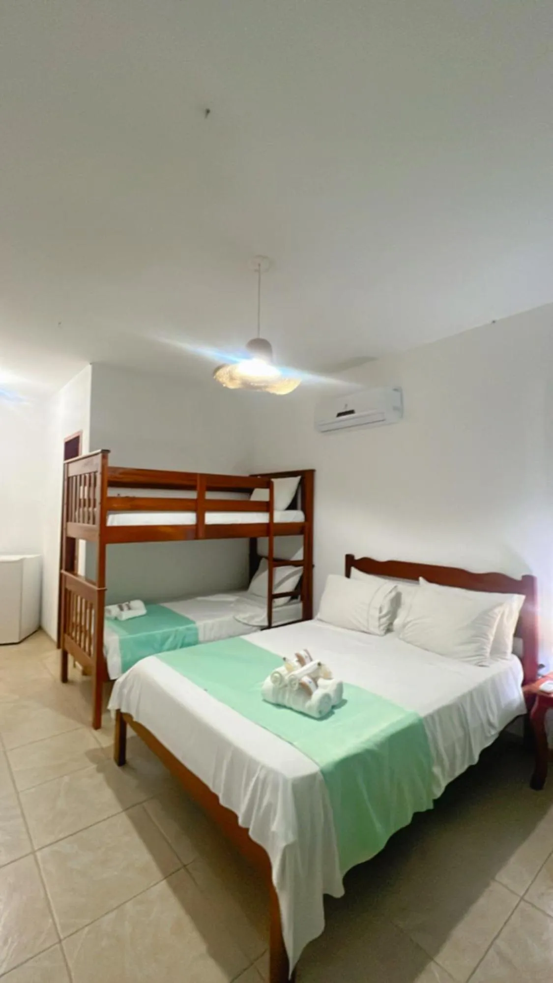 Bed in Hotel Pousada 360