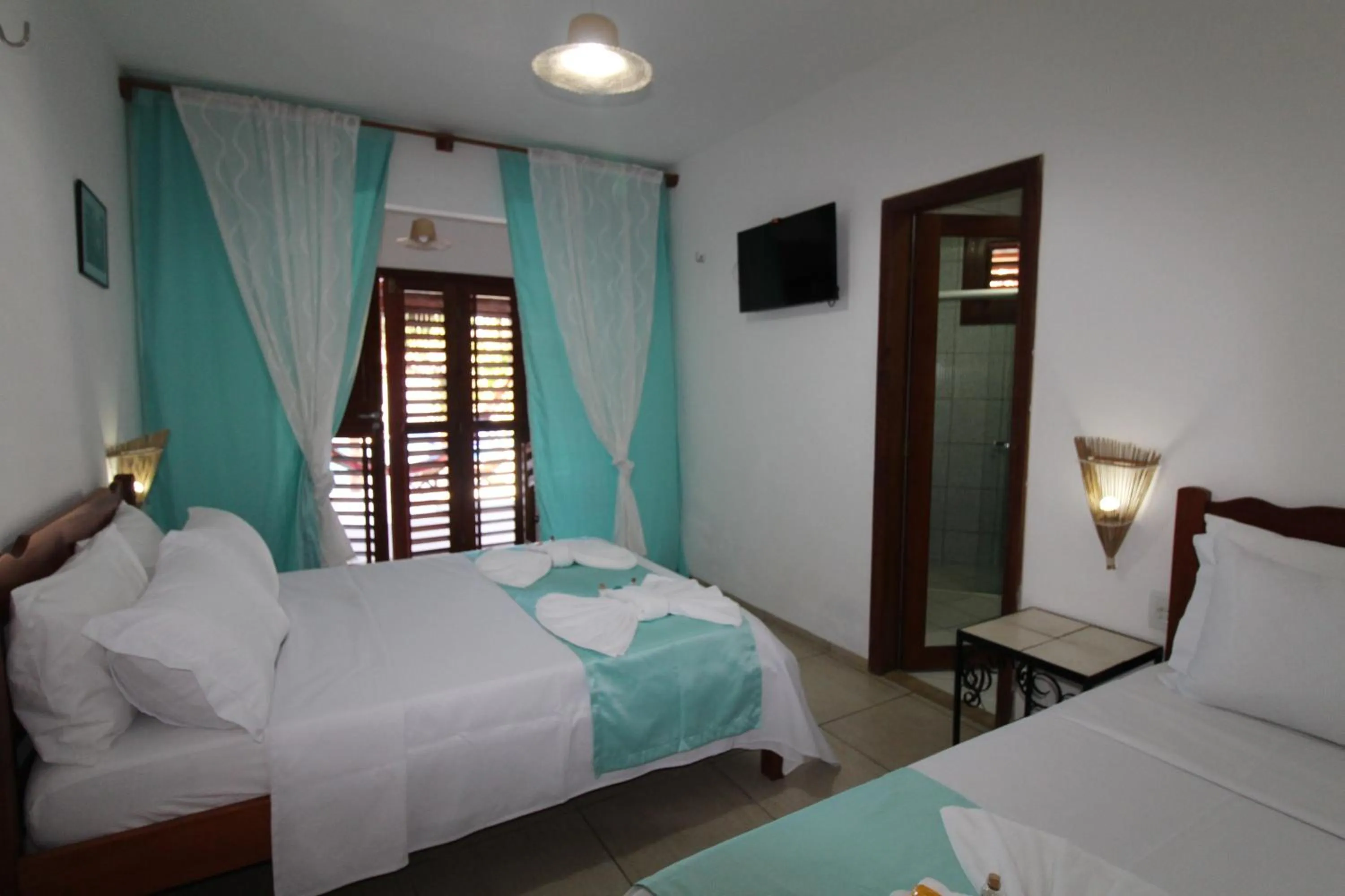 Bed in Hotel Pousada 360