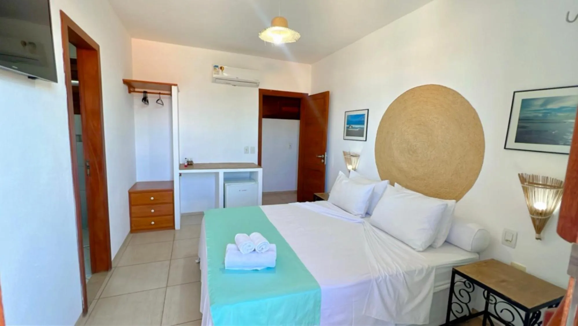 Bed in Hotel Pousada 360