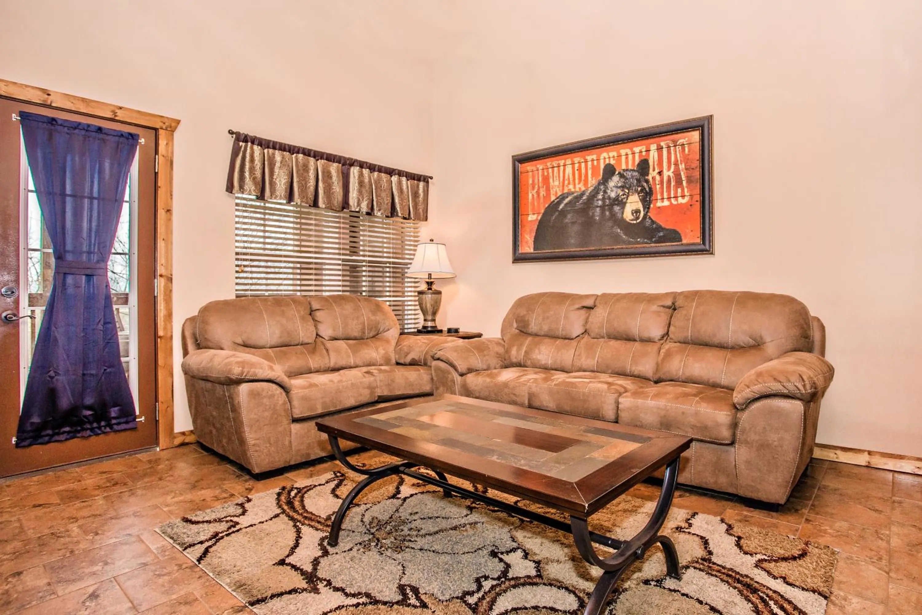 Living room in The Lodges of the Great Smoky Mountains