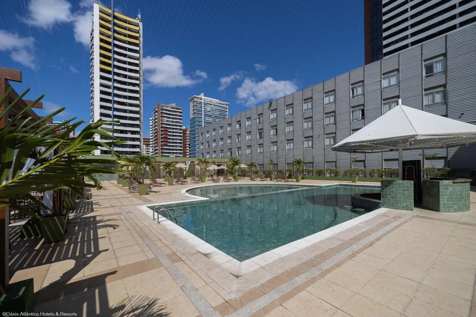Pool view in Oasis Imperial & Fortaleza