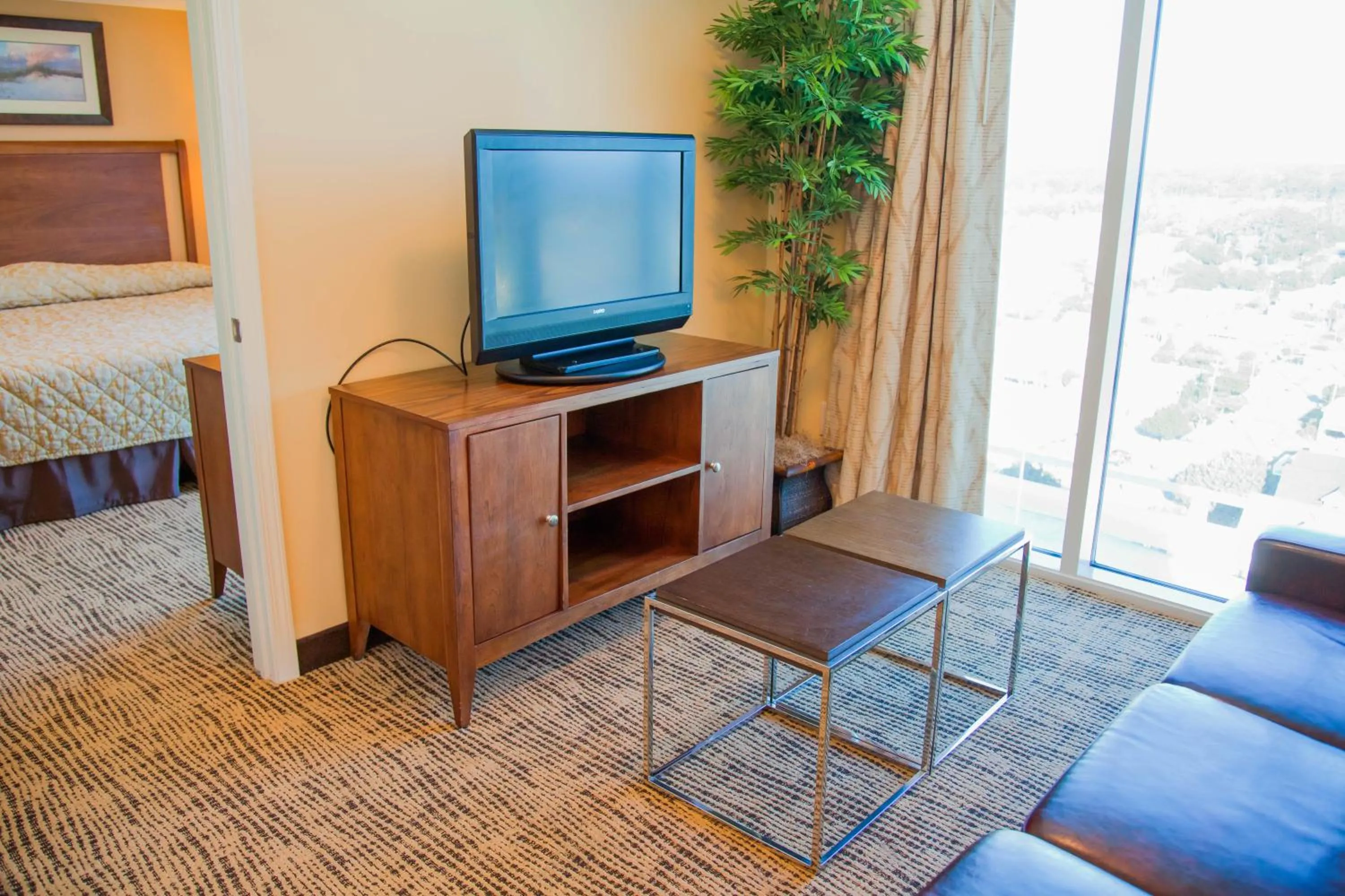 Living room in Towers at North Myrtle Beach