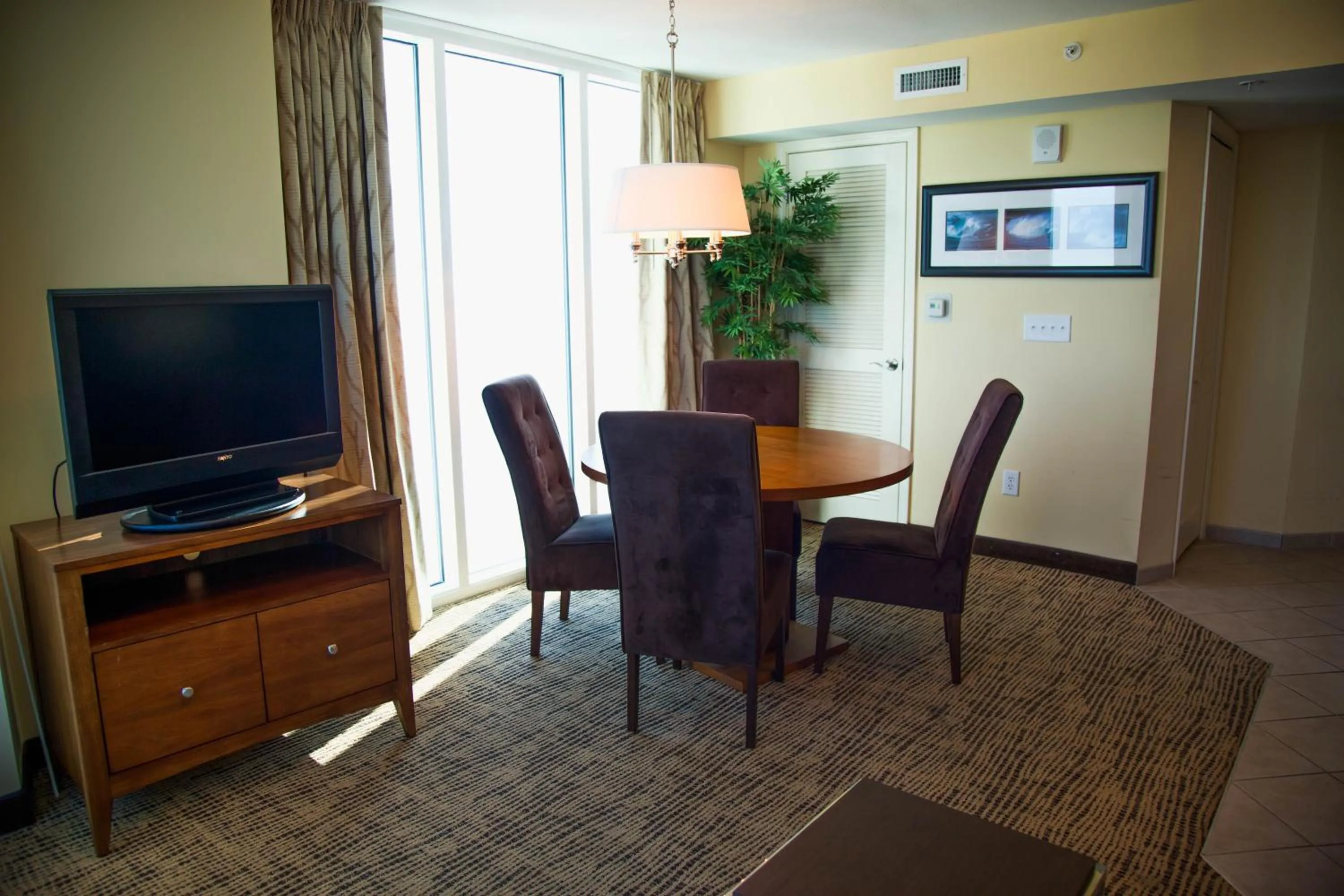 Seating area in Towers at North Myrtle Beach