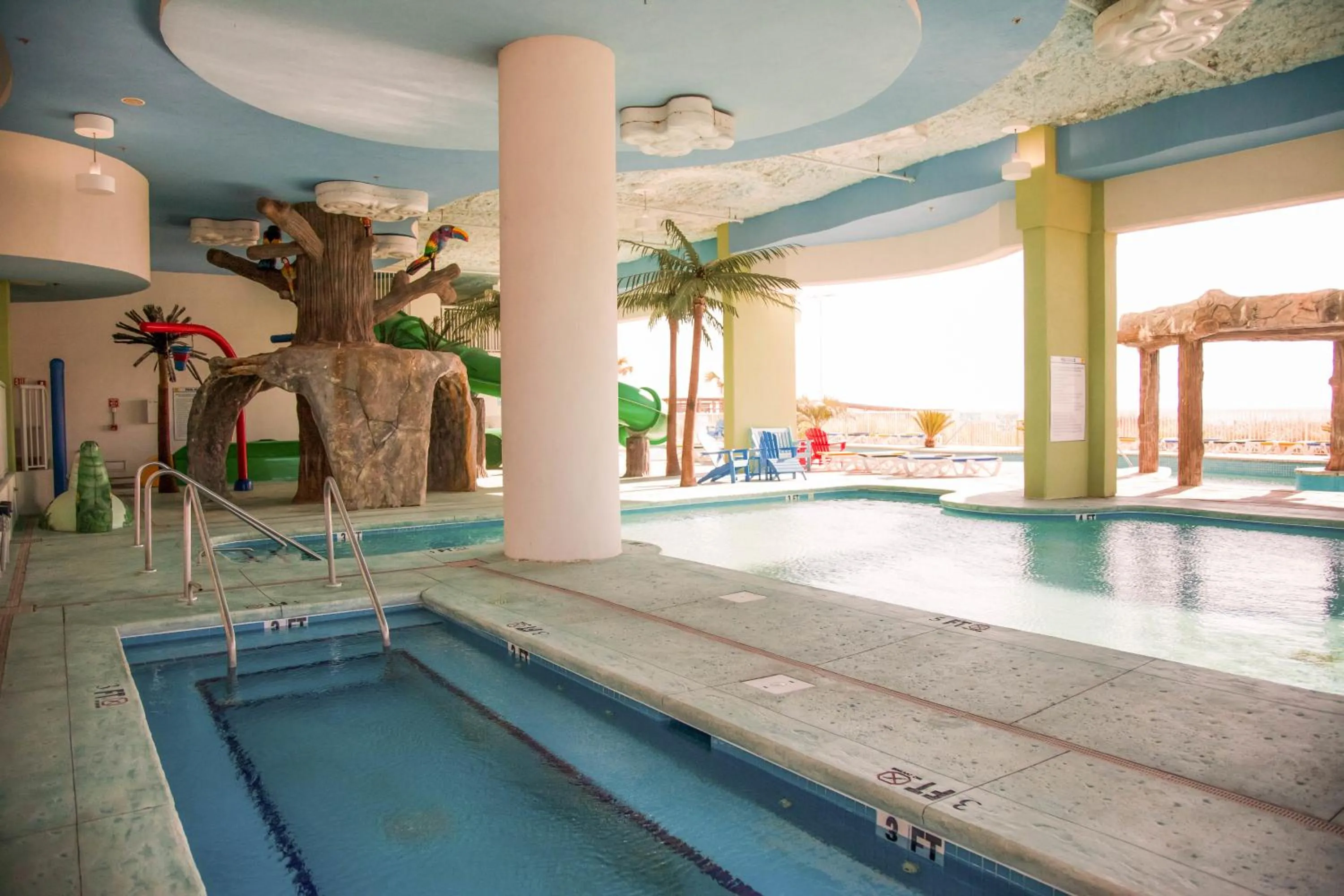 Swimming pool in Towers at North Myrtle Beach