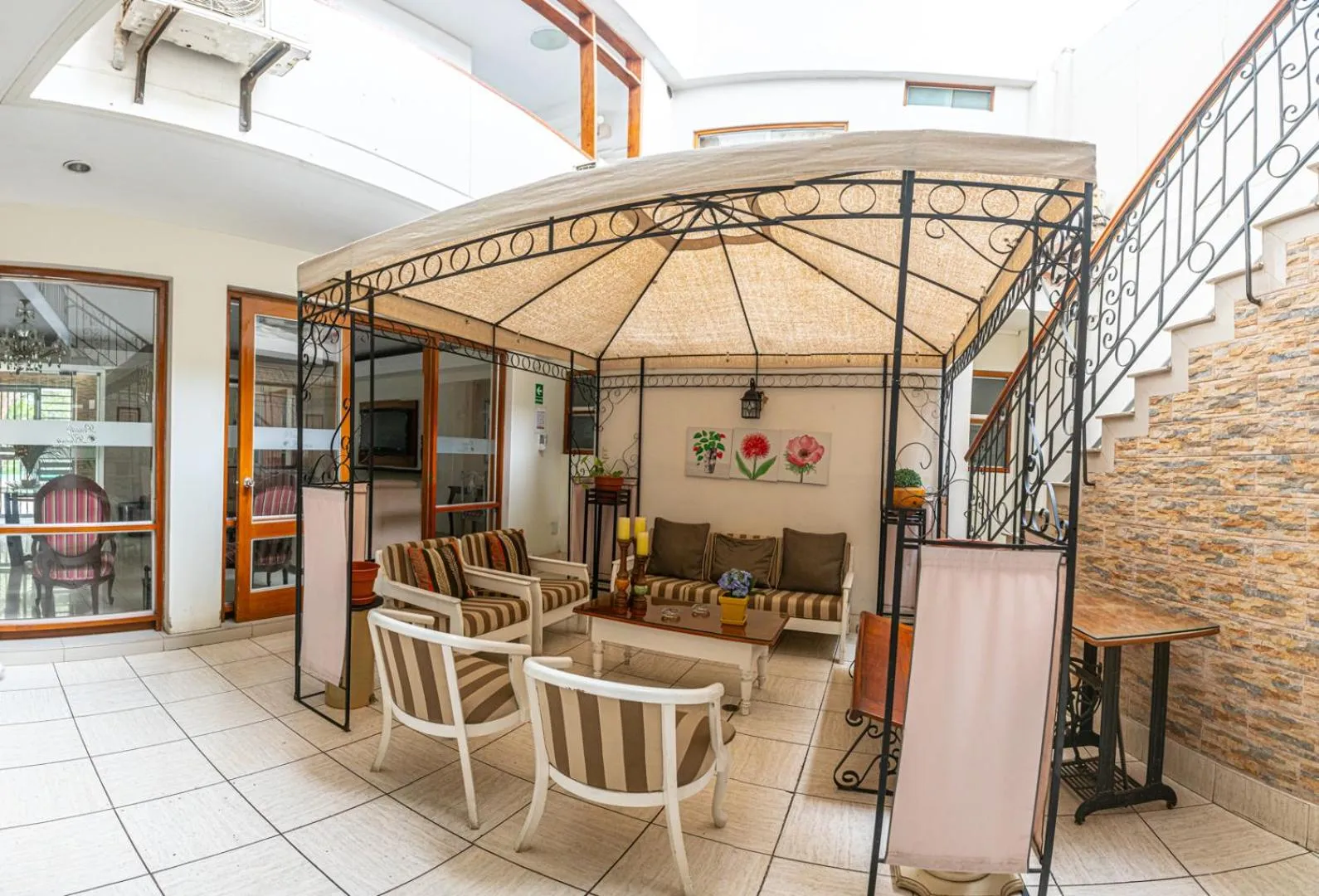 Balcony/Terrace in Posada Blanca Hotel Boutique