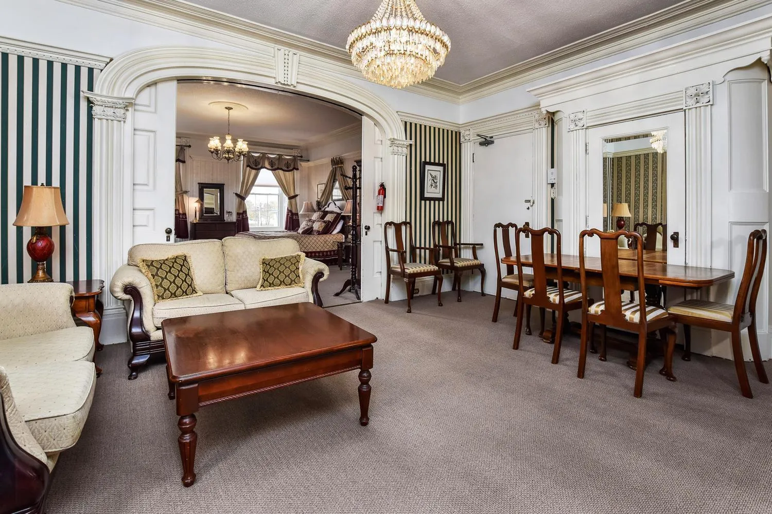 Living room in Noble Suites