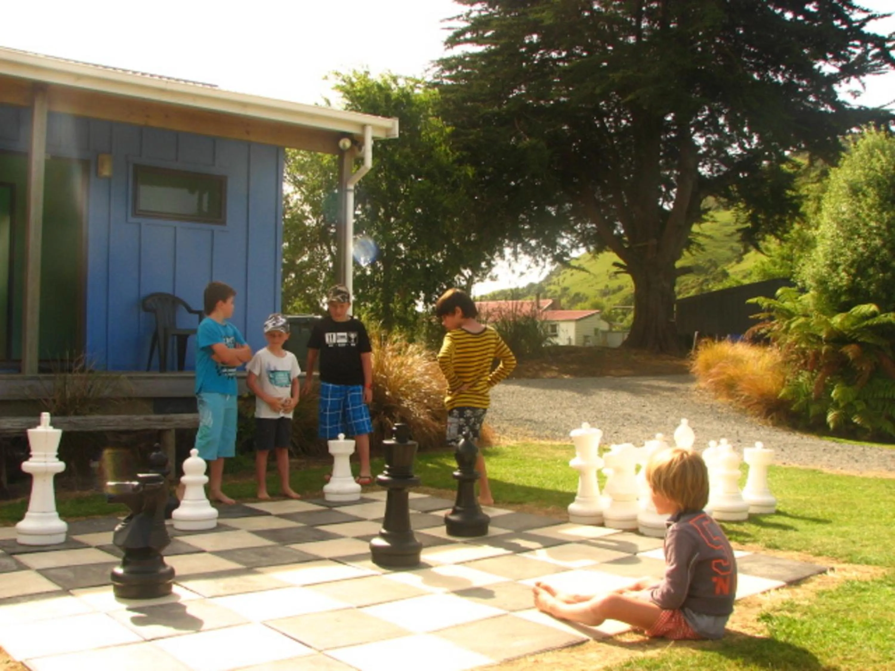 Children play ground in Catlins Newhaven Holiday Park
