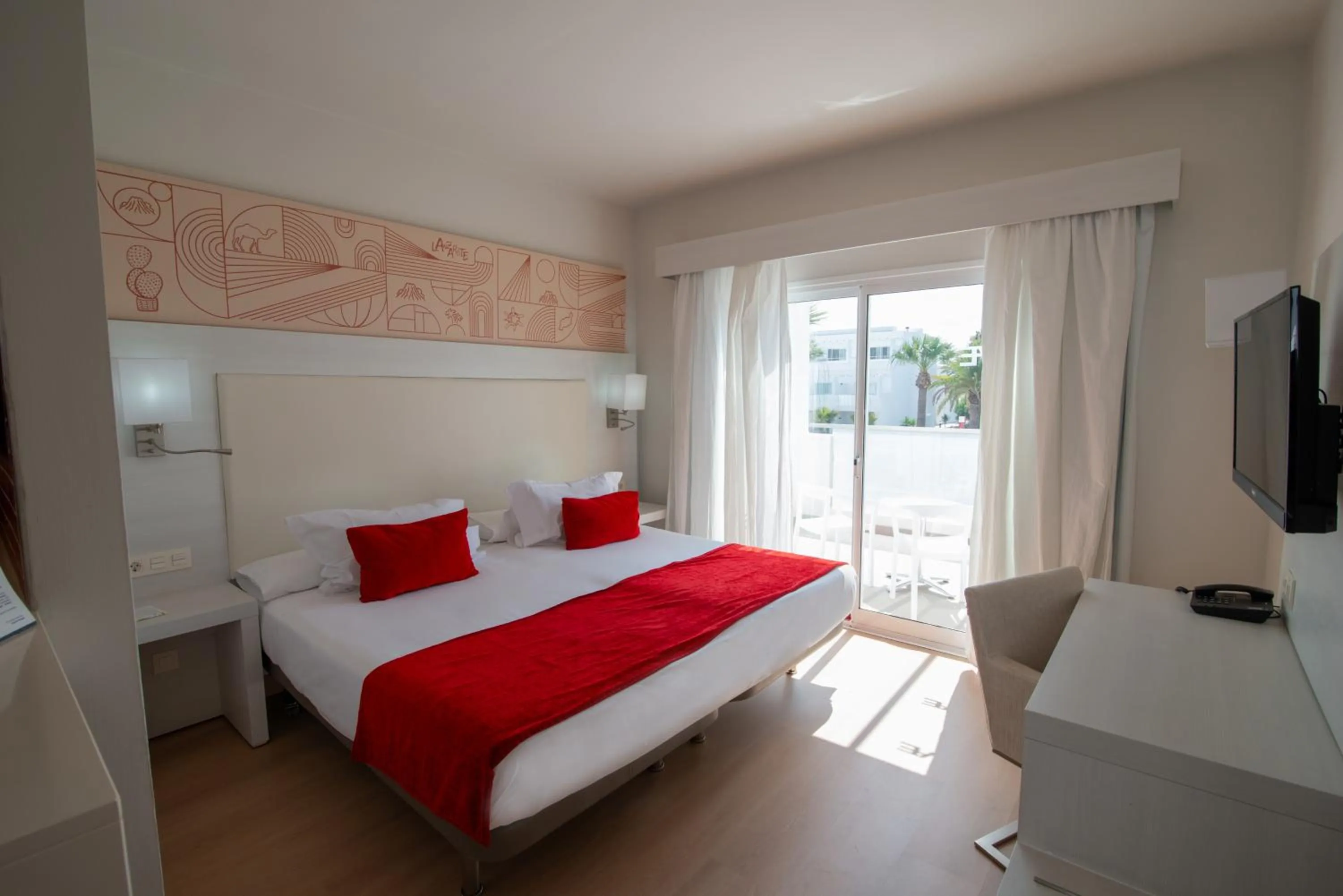 Property building, Bed in Aequora Lanzarote Suites