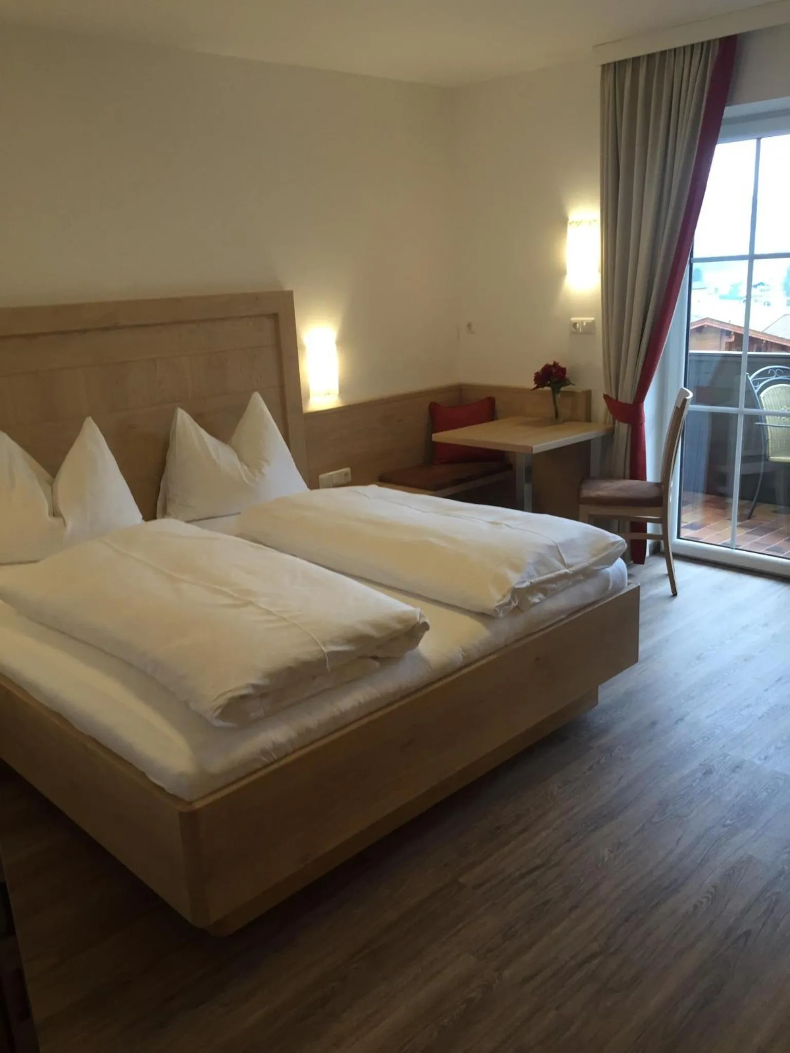 Bed in Hotel Garni Ingeborg