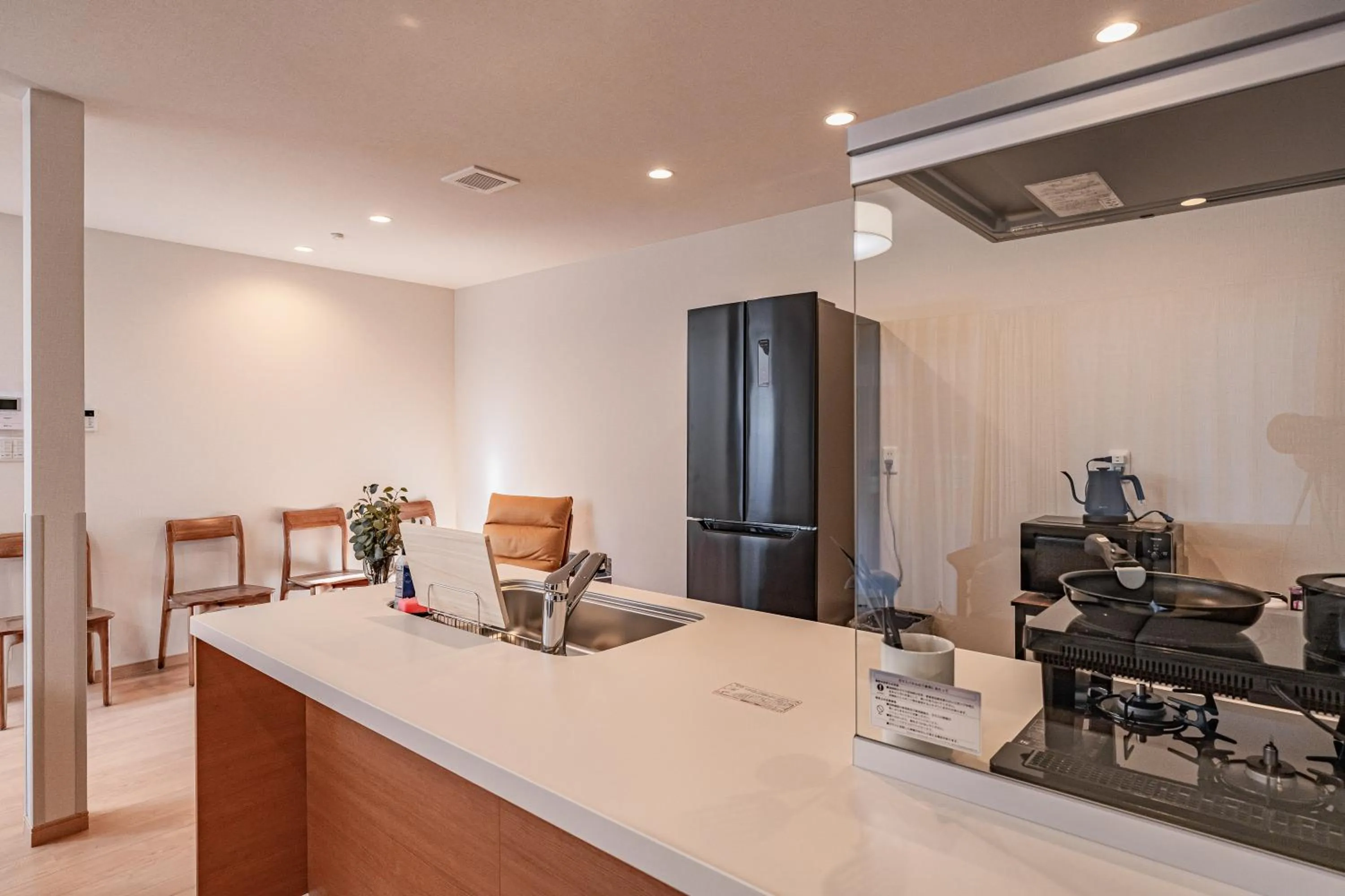 Kitchen or kitchenette in Apartment Hotel 11 Villa Tengachaya