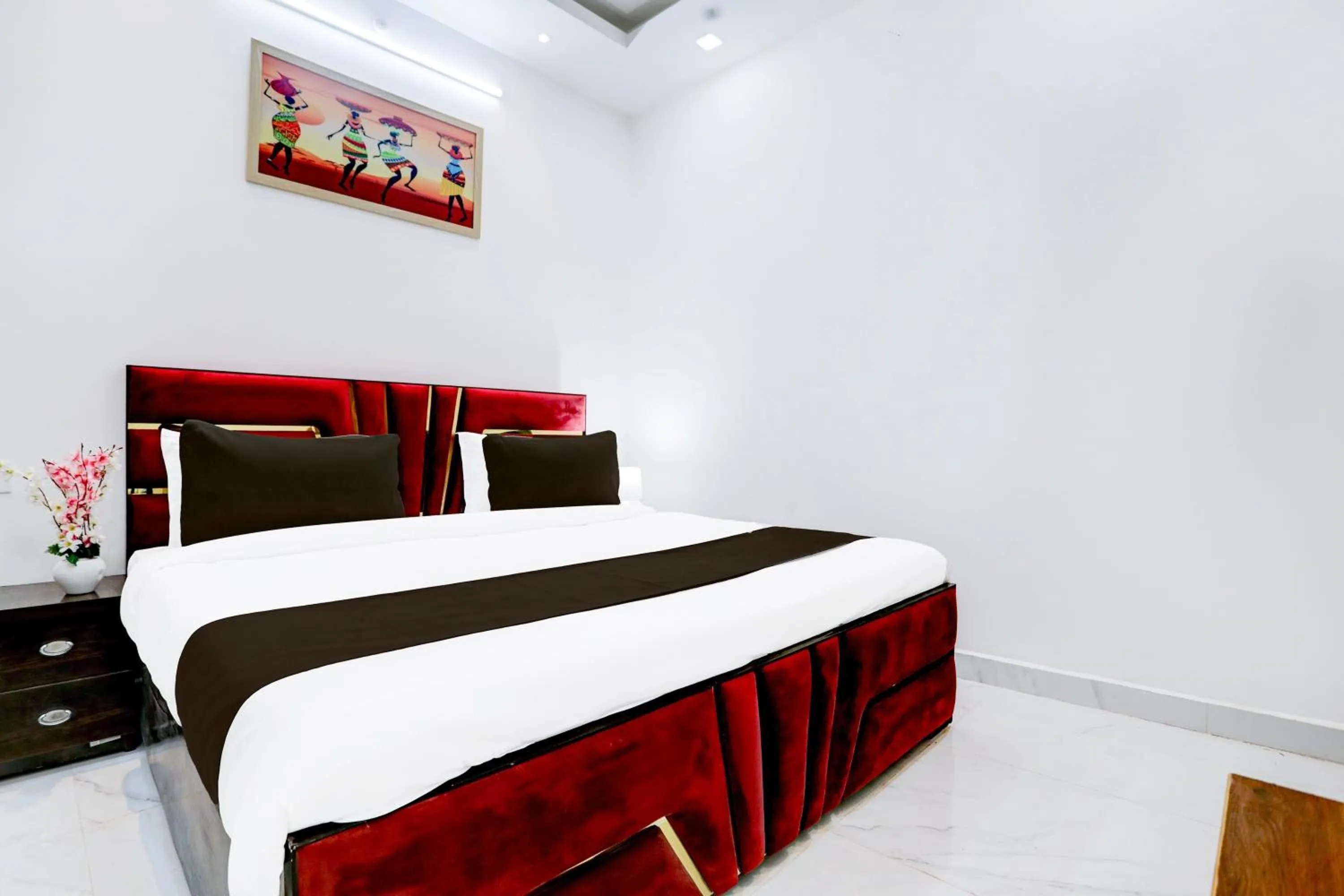Bedroom, Bed in Hotel O by OYO Virat Inn