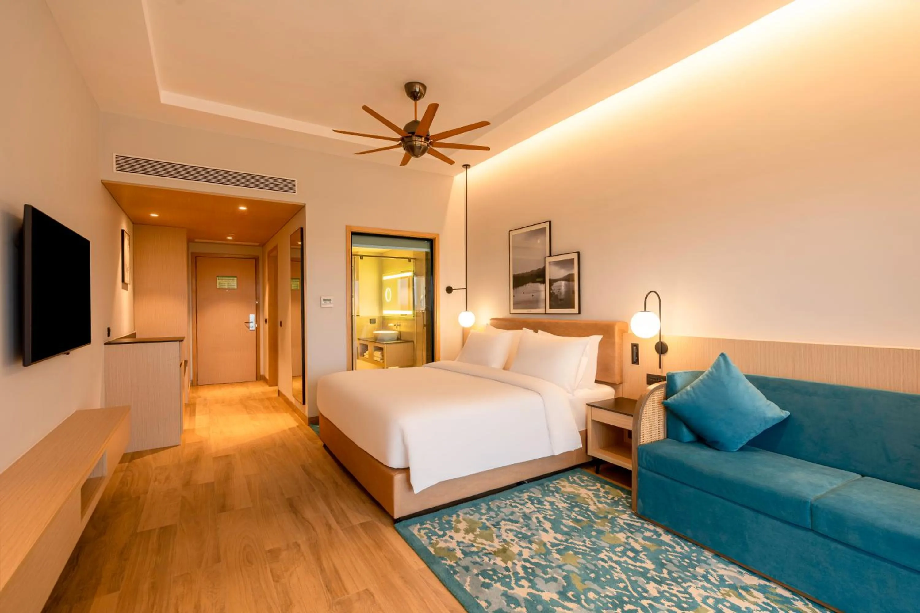 Bedroom, Bed in Radisson Resort Hatgad Saputara