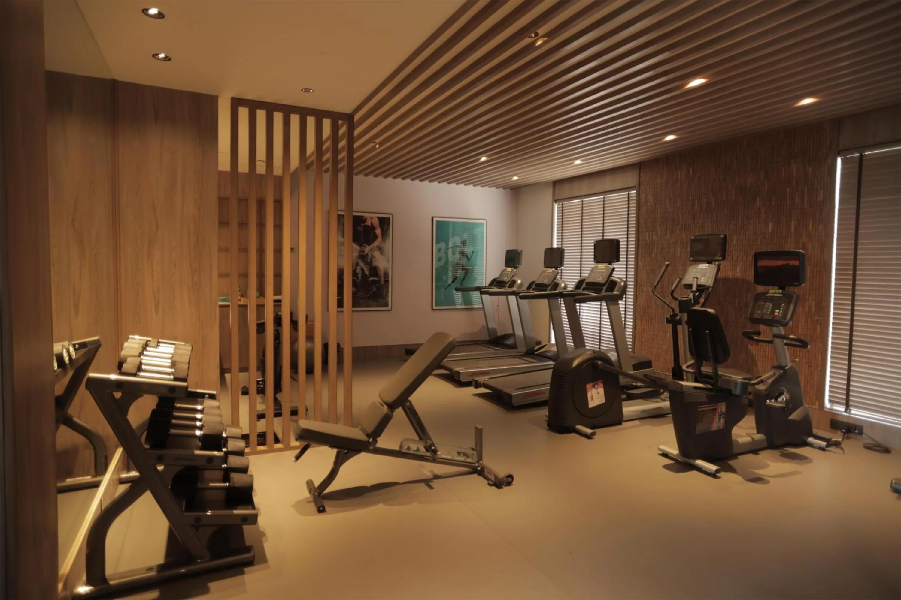 Fitness centre/facilities in Radisson Resort Hatgad Saputara
