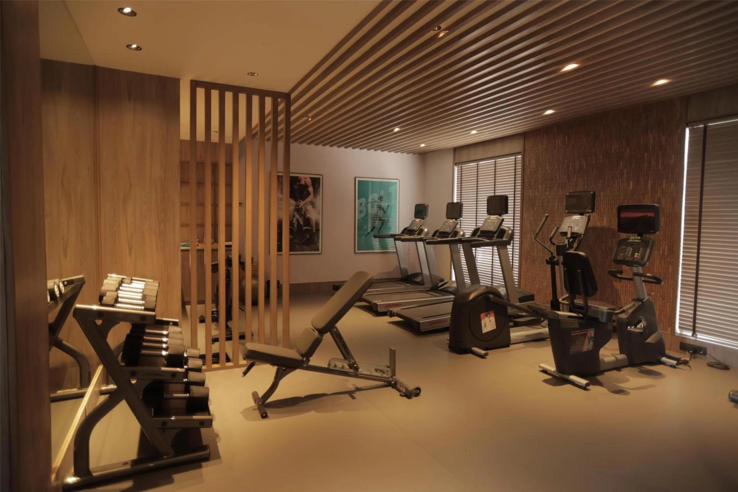 Fitness centre/facilities in Radisson Resort Hatgad Saputara