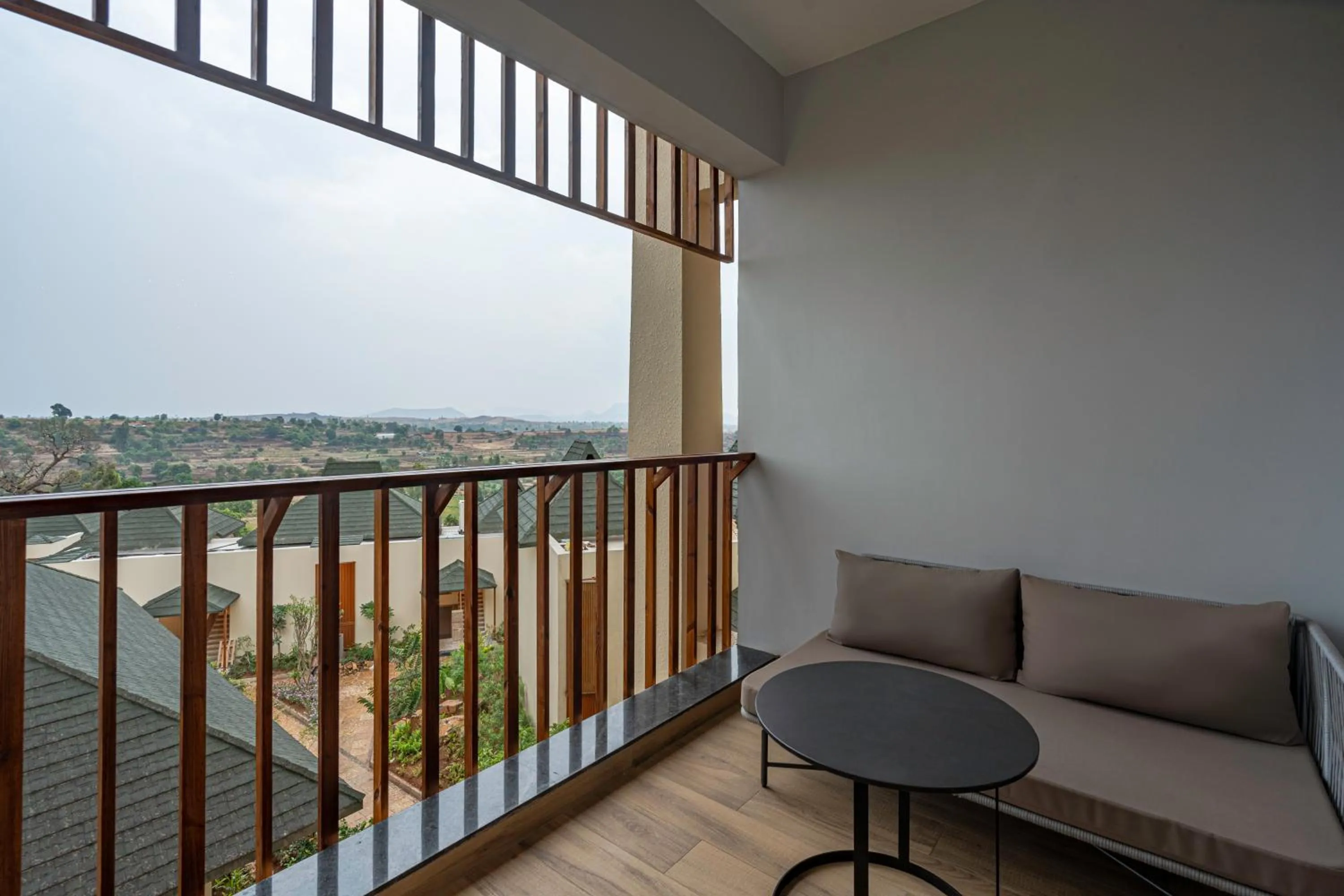 Balcony/Terrace in Radisson Resort Hatgad Saputara