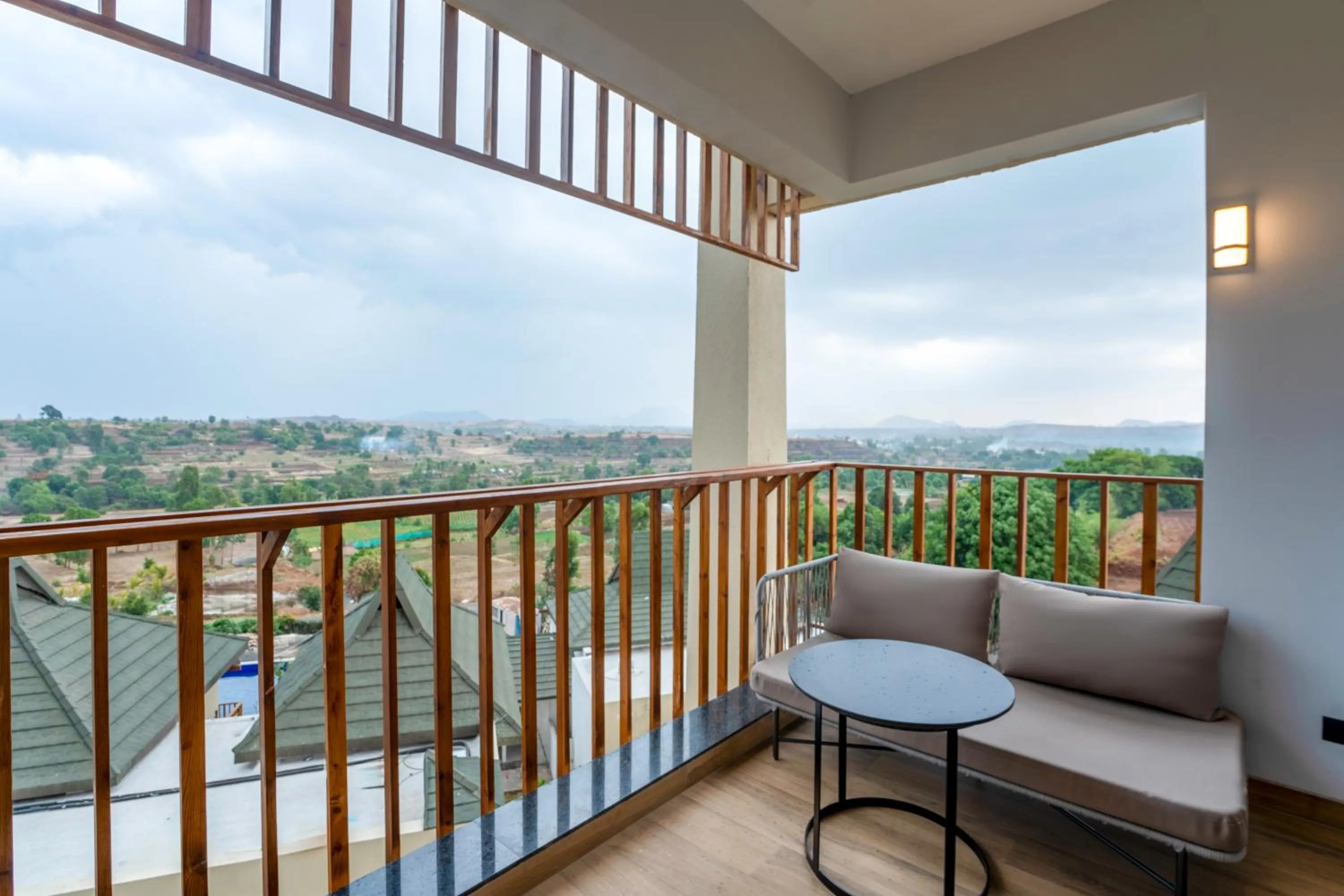 Balcony/Terrace in Radisson Resort Hatgad Saputara