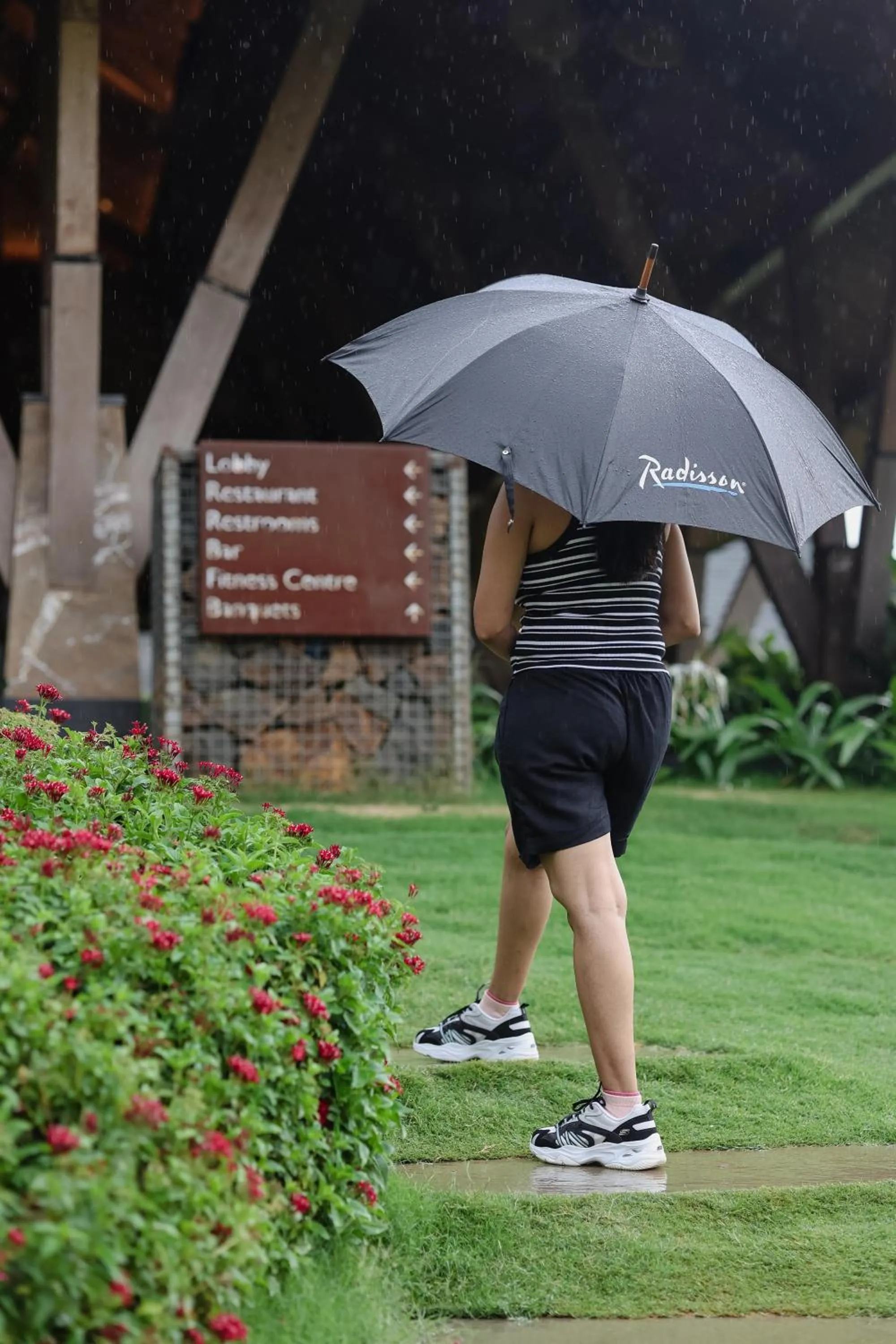 Garden in Radisson Resort Hatgad Saputara