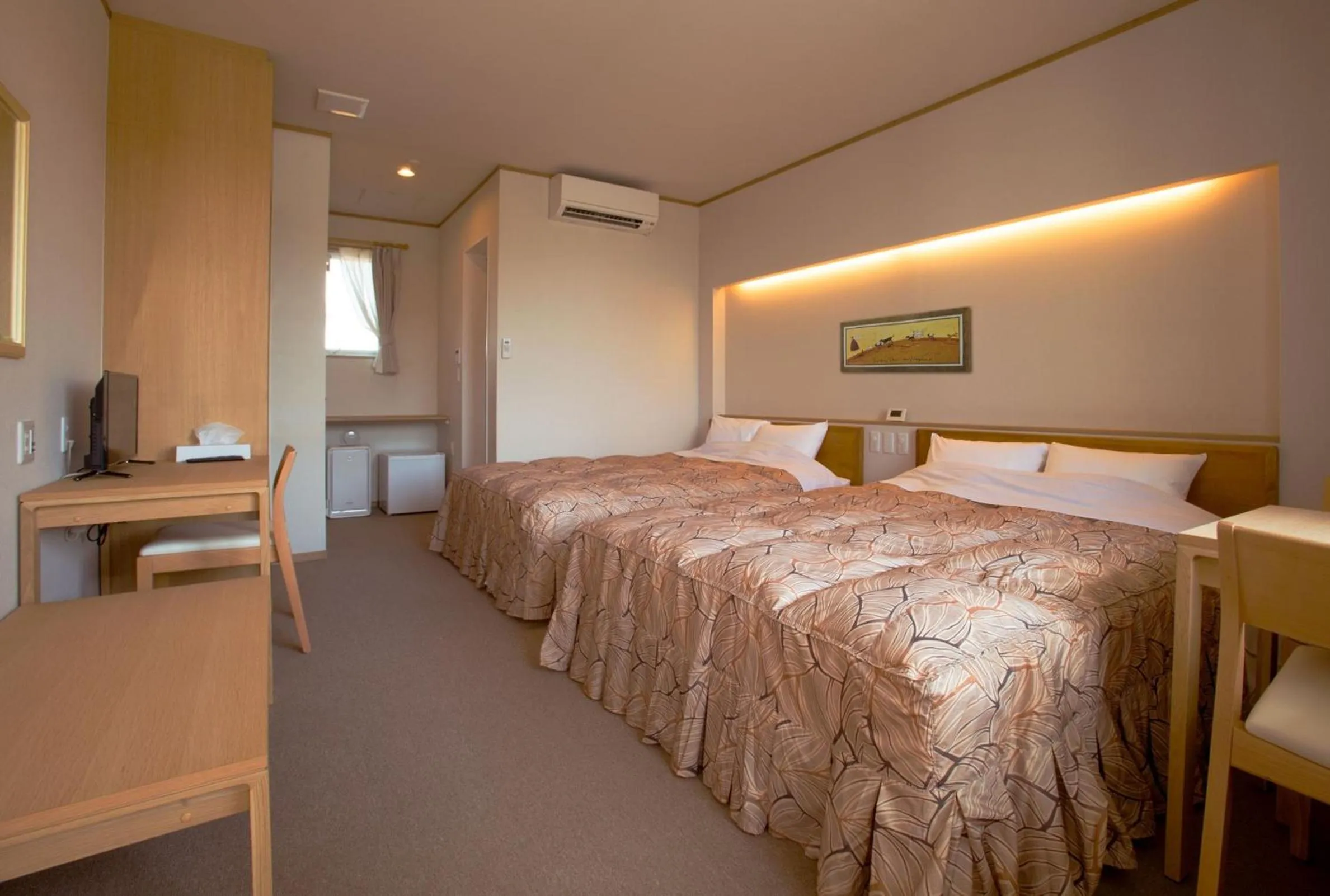 Bed in Family Stay Tsukuba Room