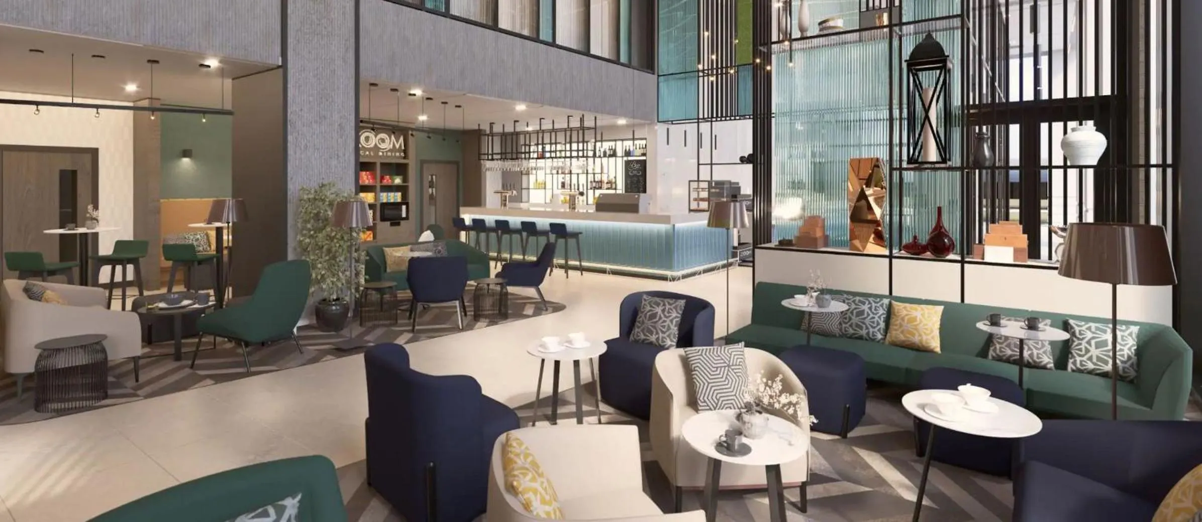 Lounge or bar in Hyatt Place Leeds