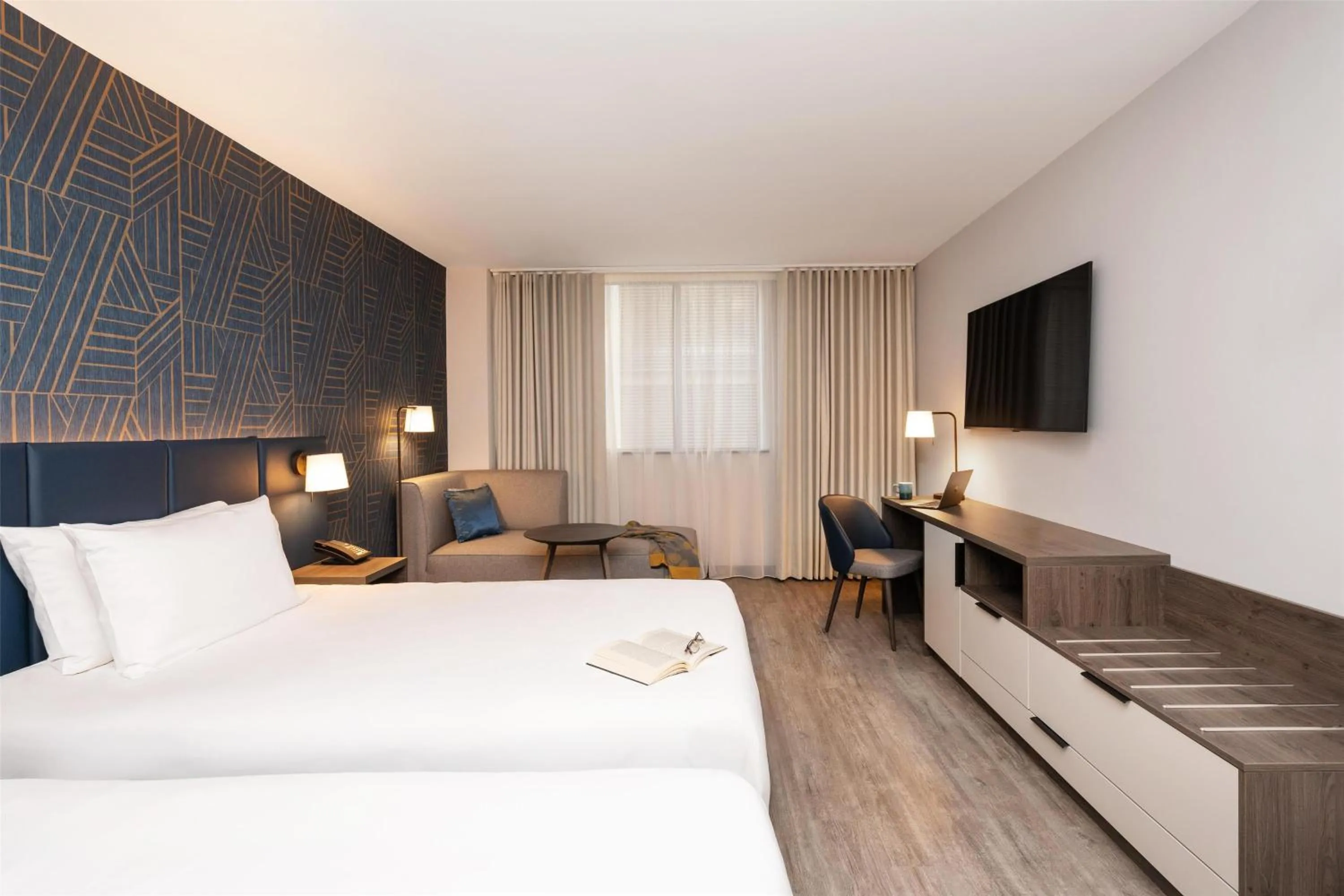 Bedroom, Bed in Hyatt Place Leeds