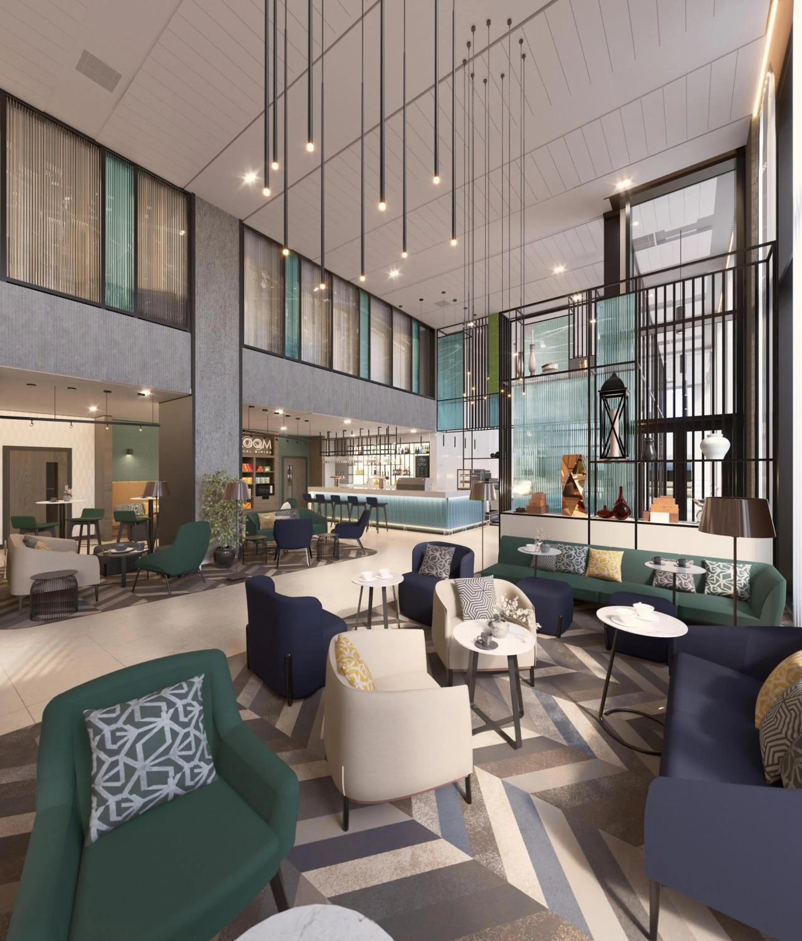 Lounge or bar in Hyatt Place Leeds