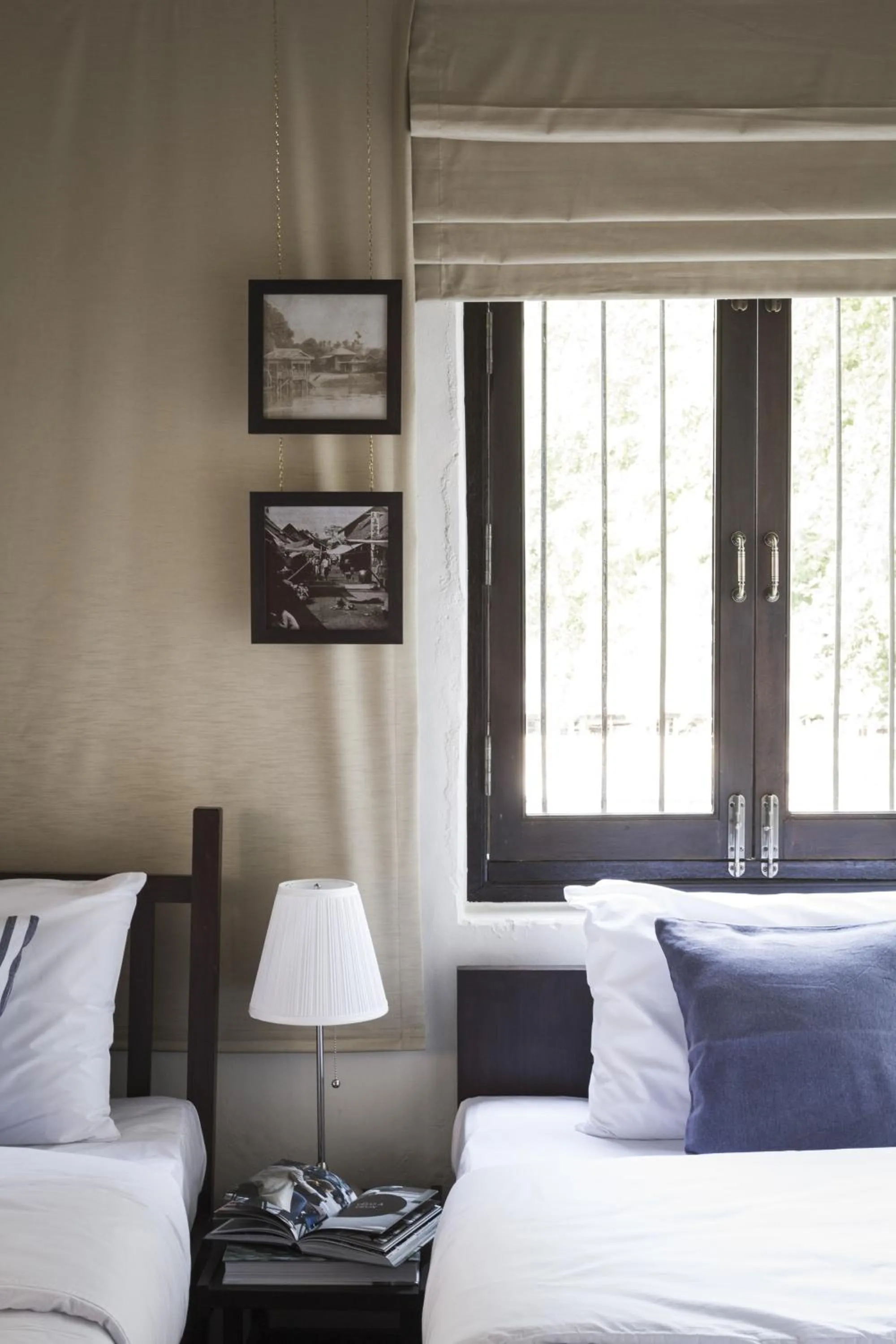 View (from property/room), Bed in Baan Luang Rajamaitri Historic Inn