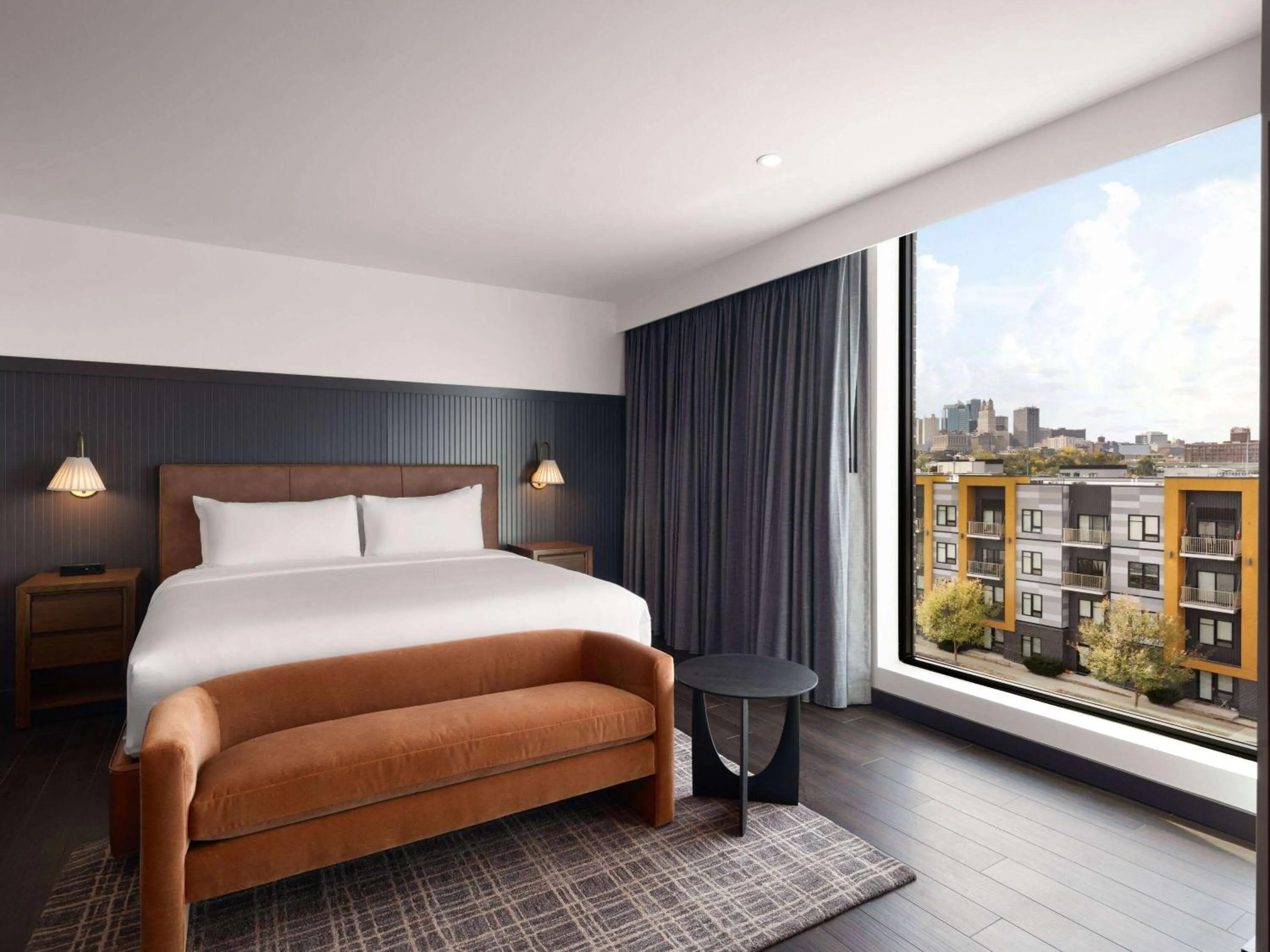 Photo of the whole room, Bed in Origin Kansas City Riverfront, a Wyndham Hotel