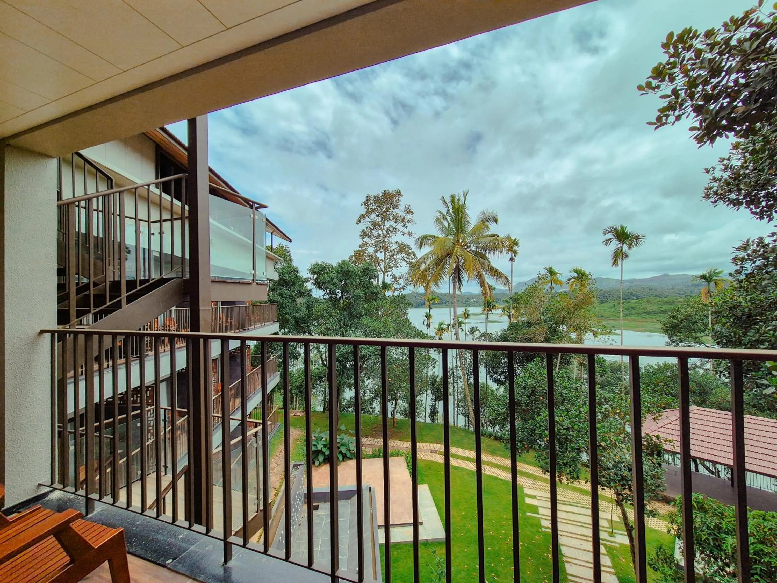 Balcony/Terrace in Sterling Lontano Waterfront Wayanad