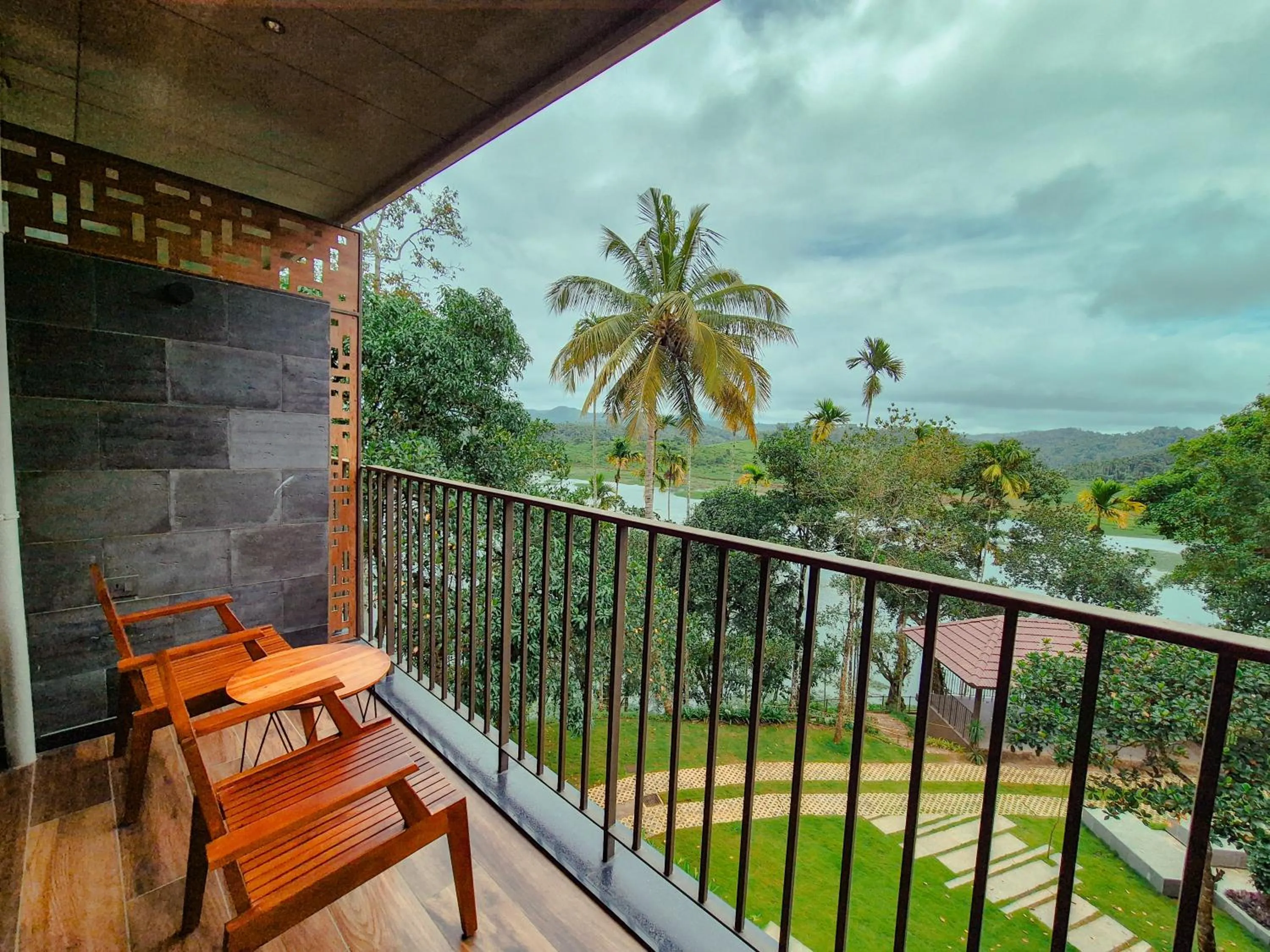 Balcony/Terrace in Sterling Lontano Waterfront Wayanad