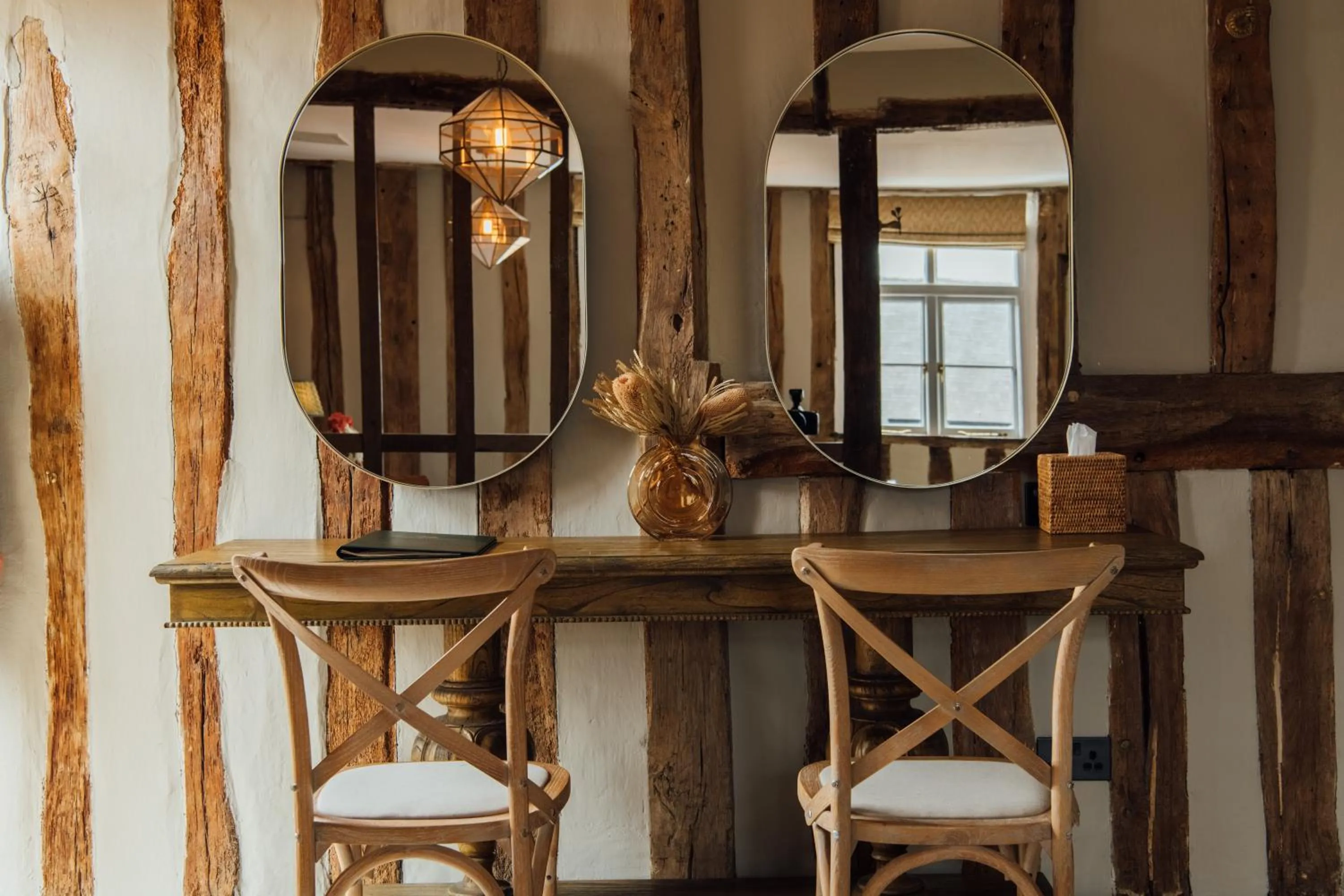 Seating area in The Farmhouse at Redcoats
