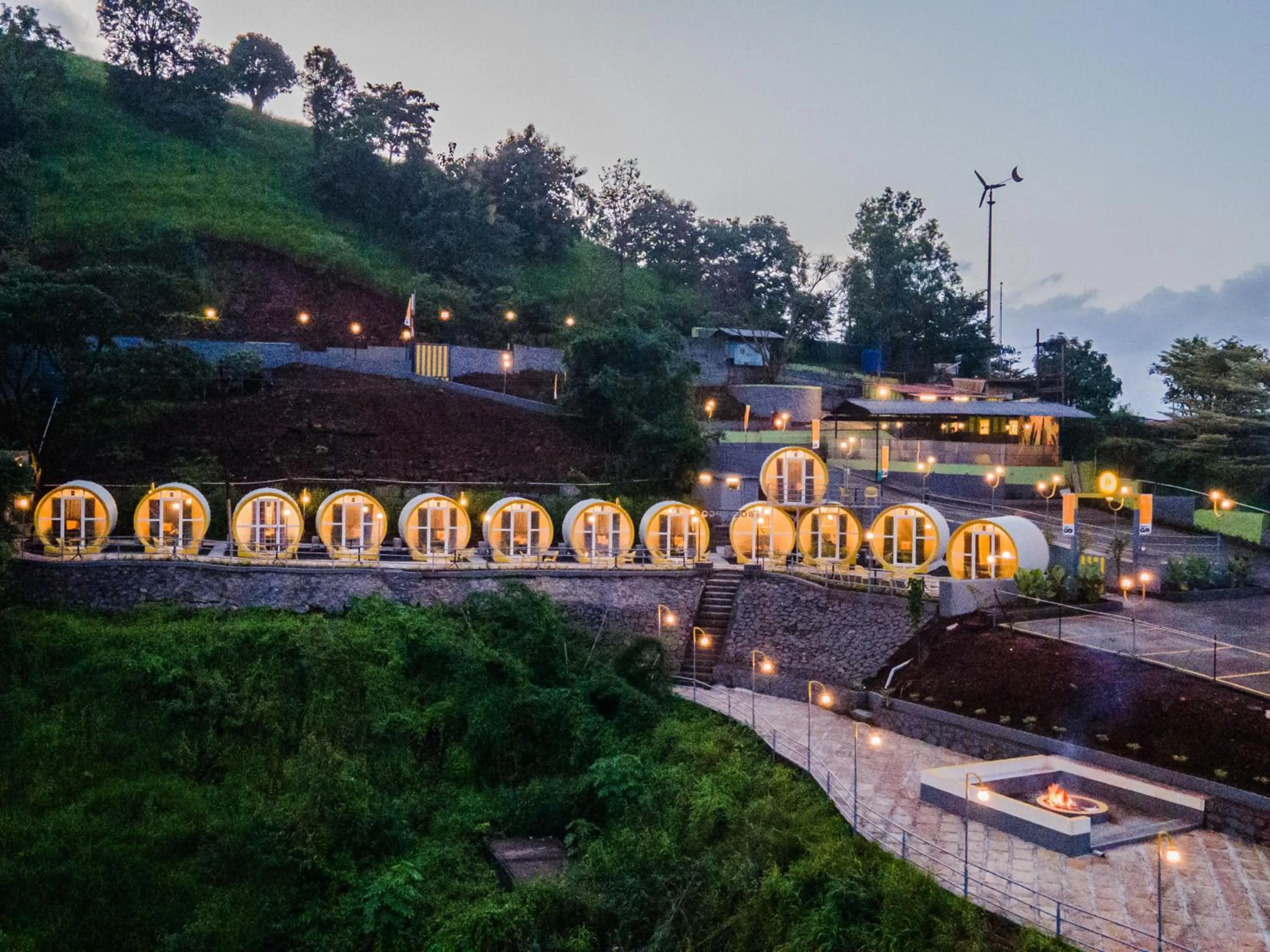 Property building in The Hosteller Panshet