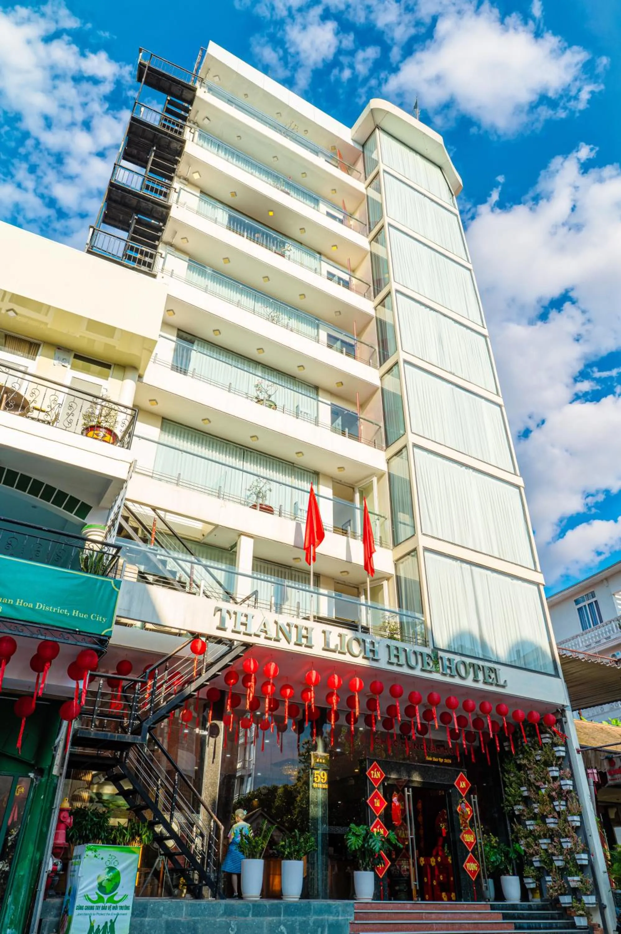 Property building in Thanh Lich Hue Hotel