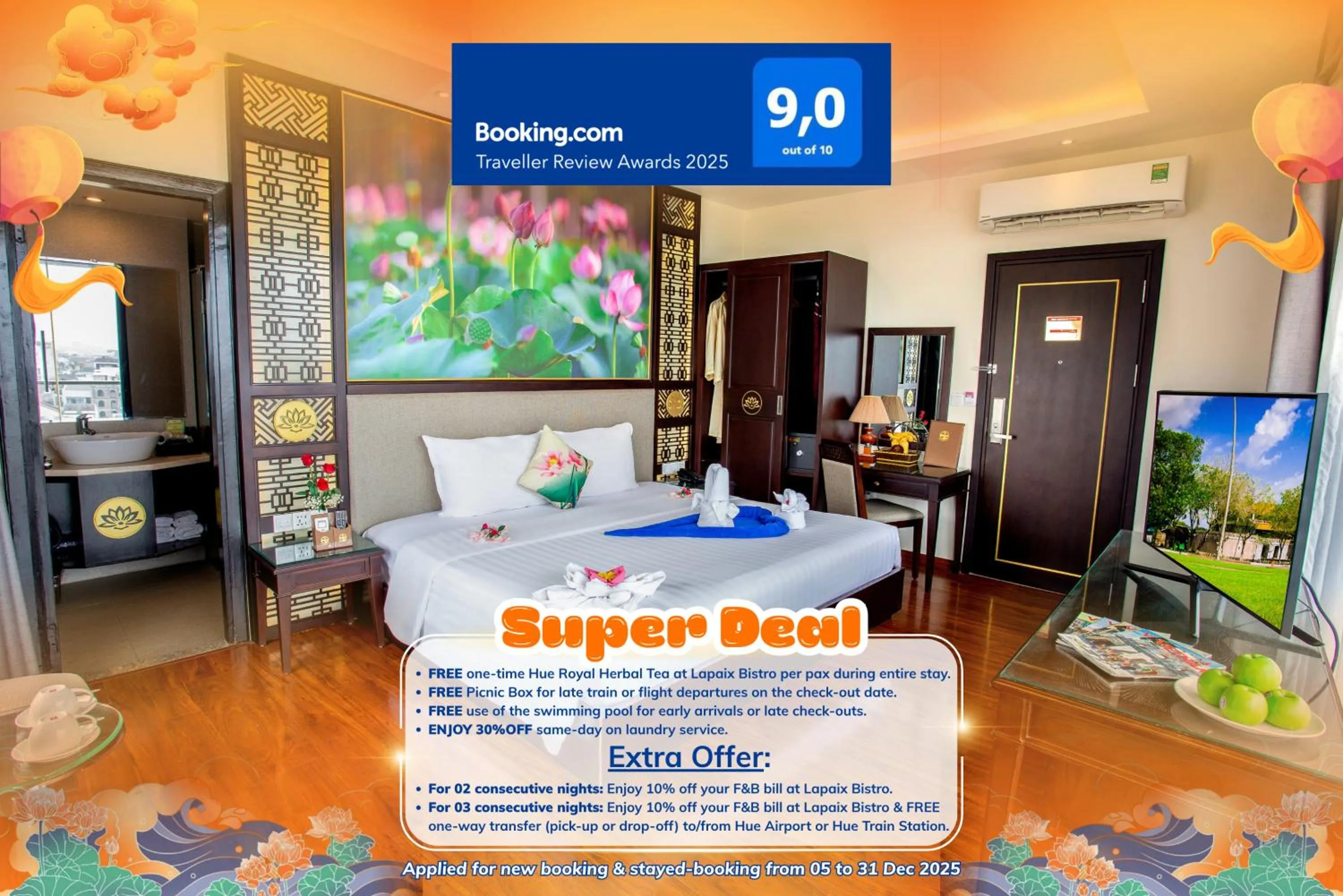 Property building in Thanh Lich Hue Hotel