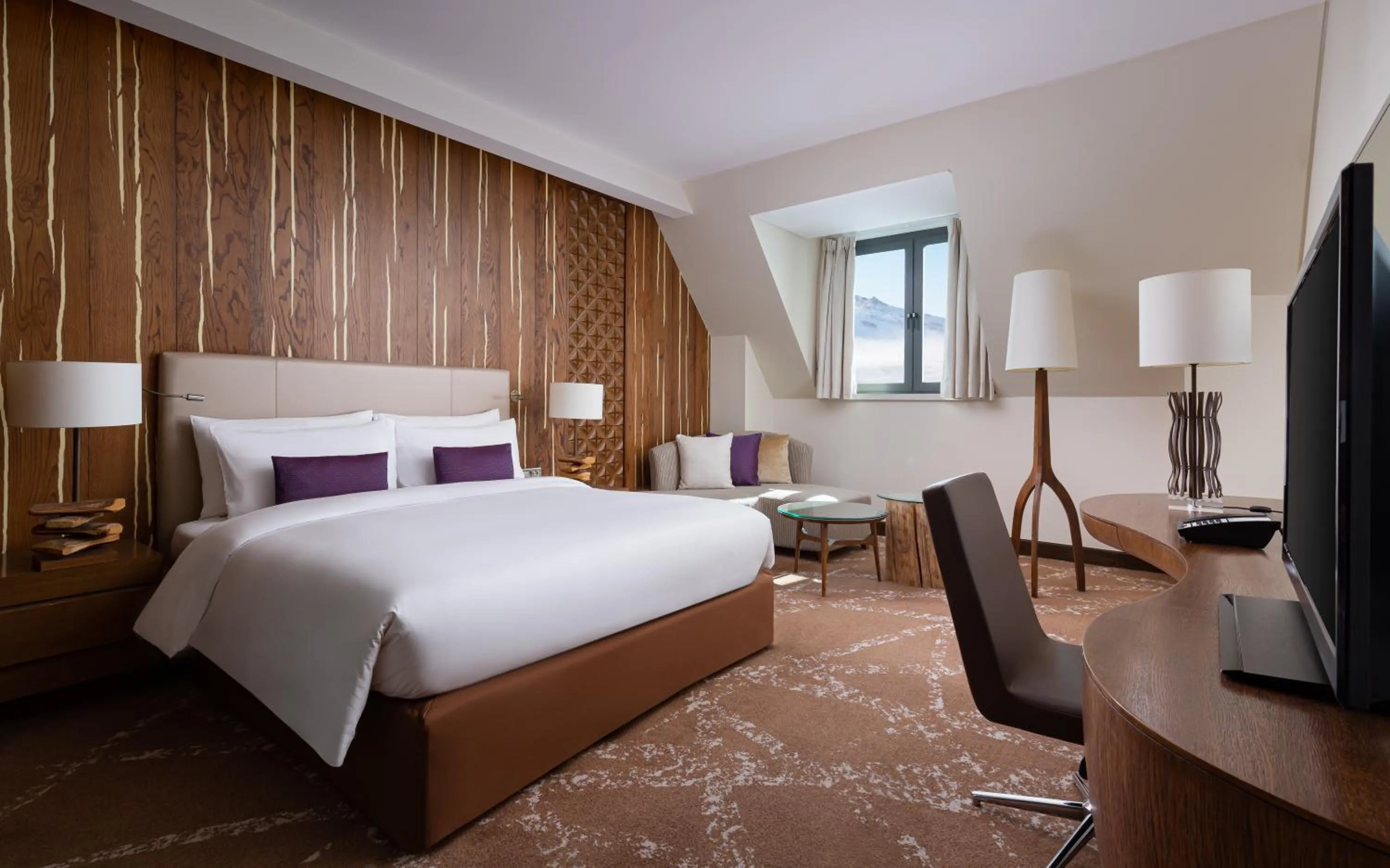 Bed in Park Chalet, Shahdag, Autograph Collection