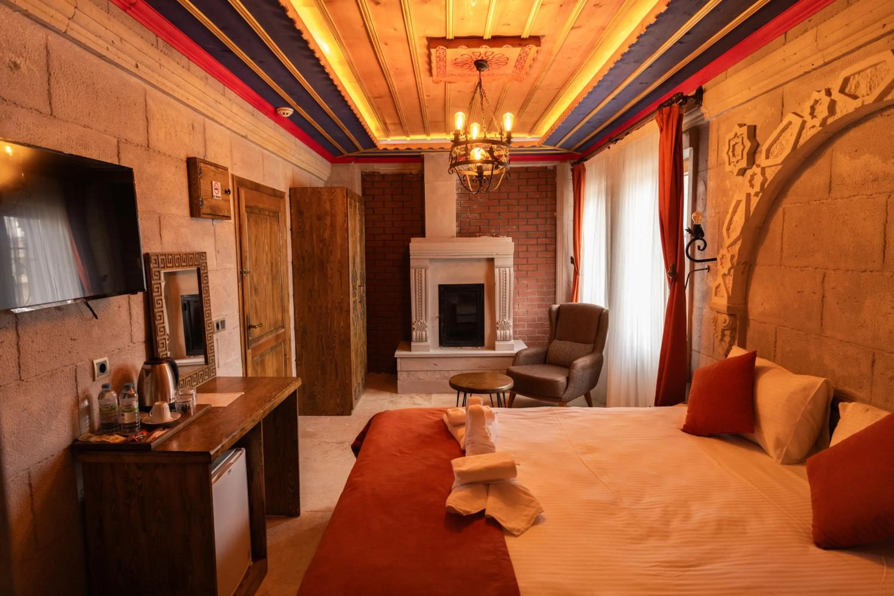 Bed in Elite Rose Cappadocia