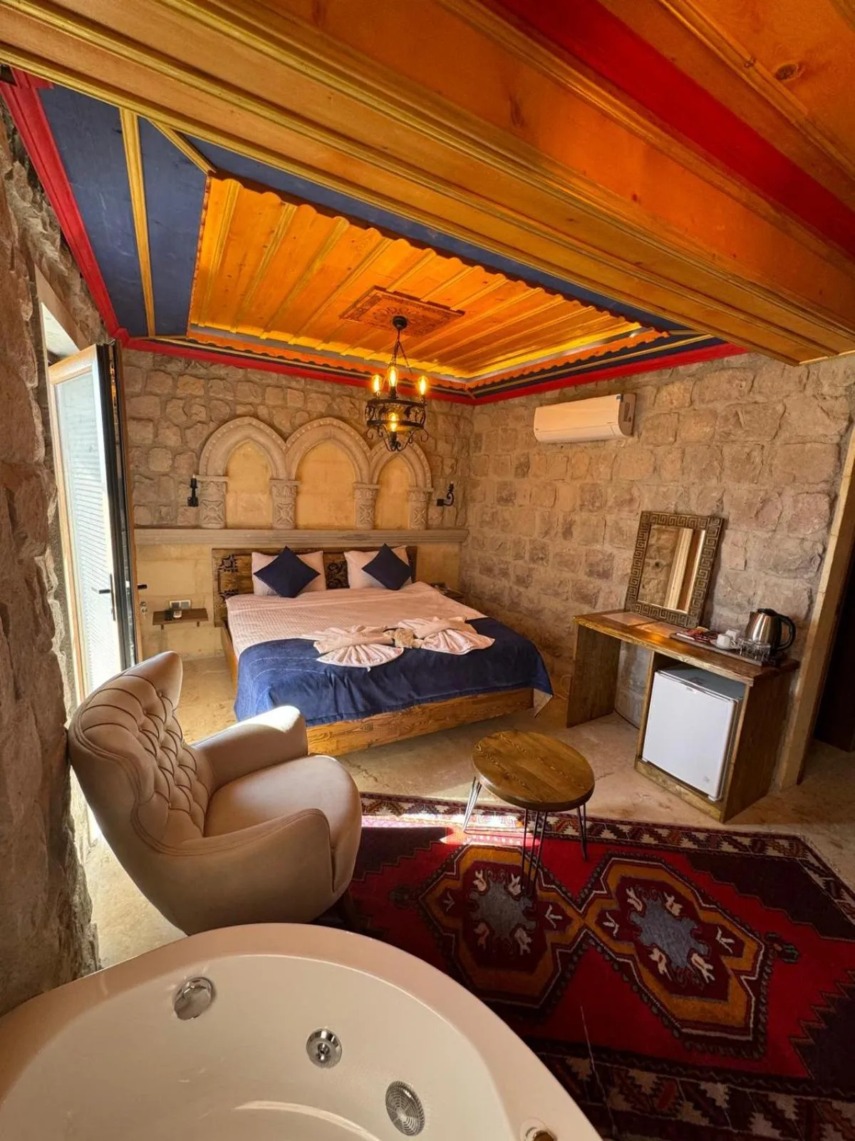Bed in Elite Rose Cappadocia