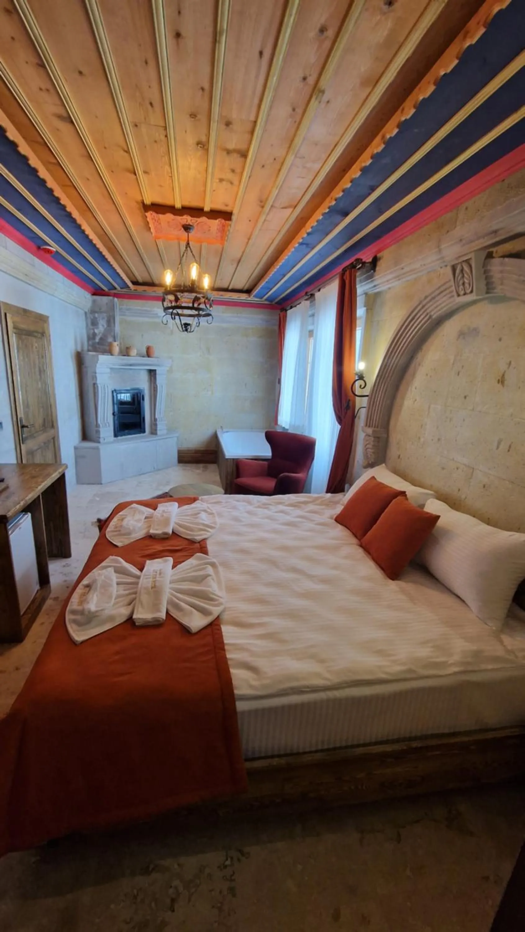 Bed in Elite Rose Cappadocia