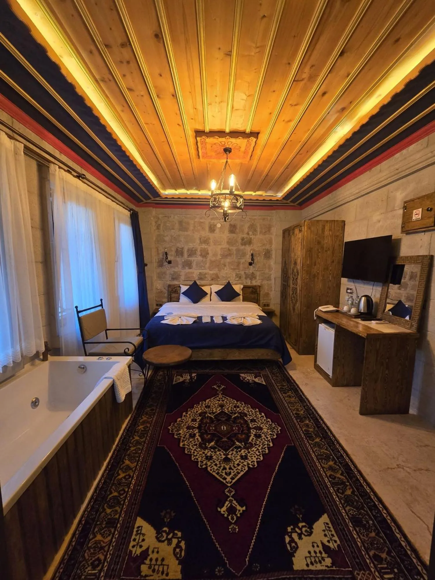 Bed in Elite Rose Cappadocia