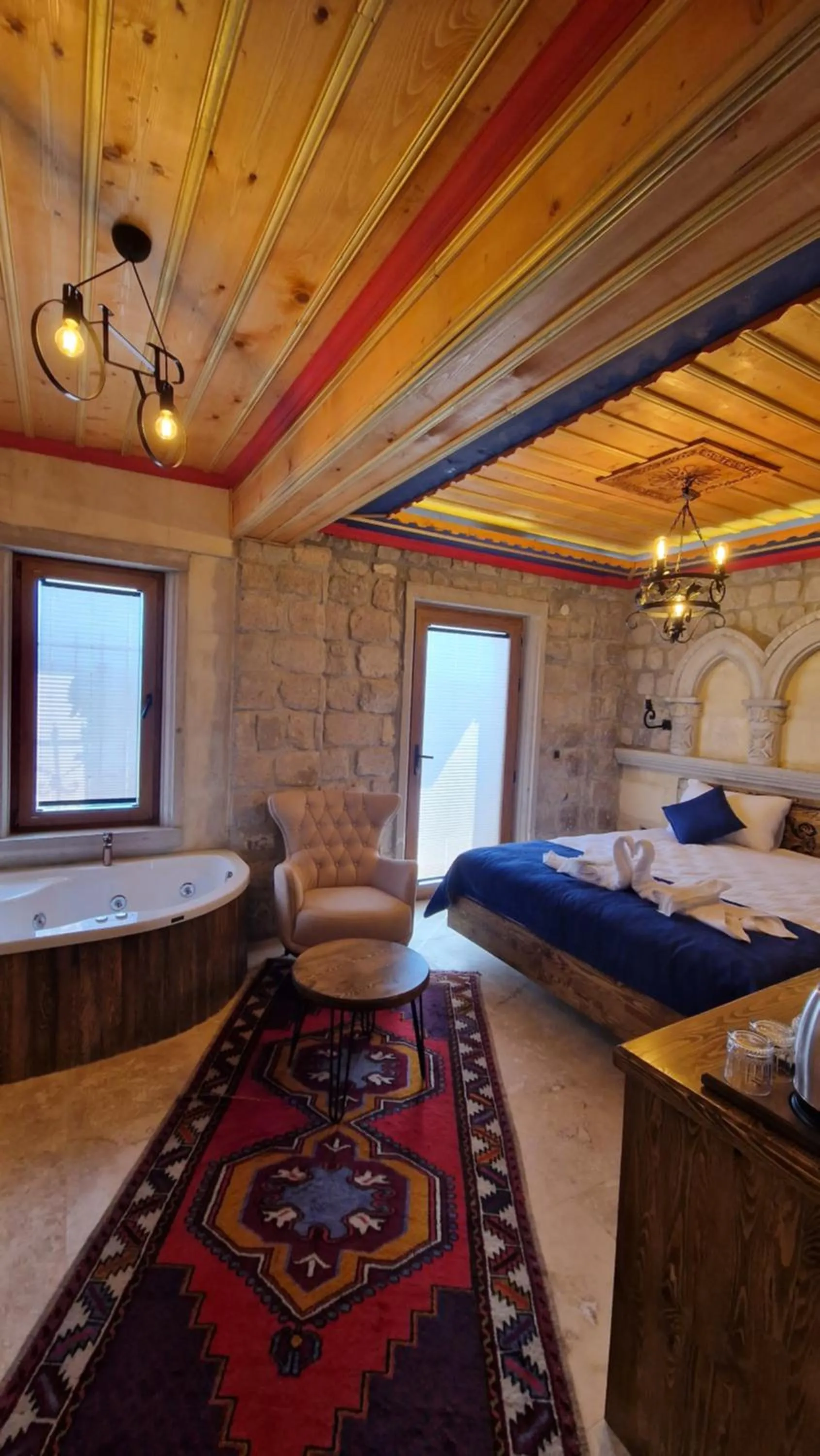 Bed in Elite Rose Cappadocia