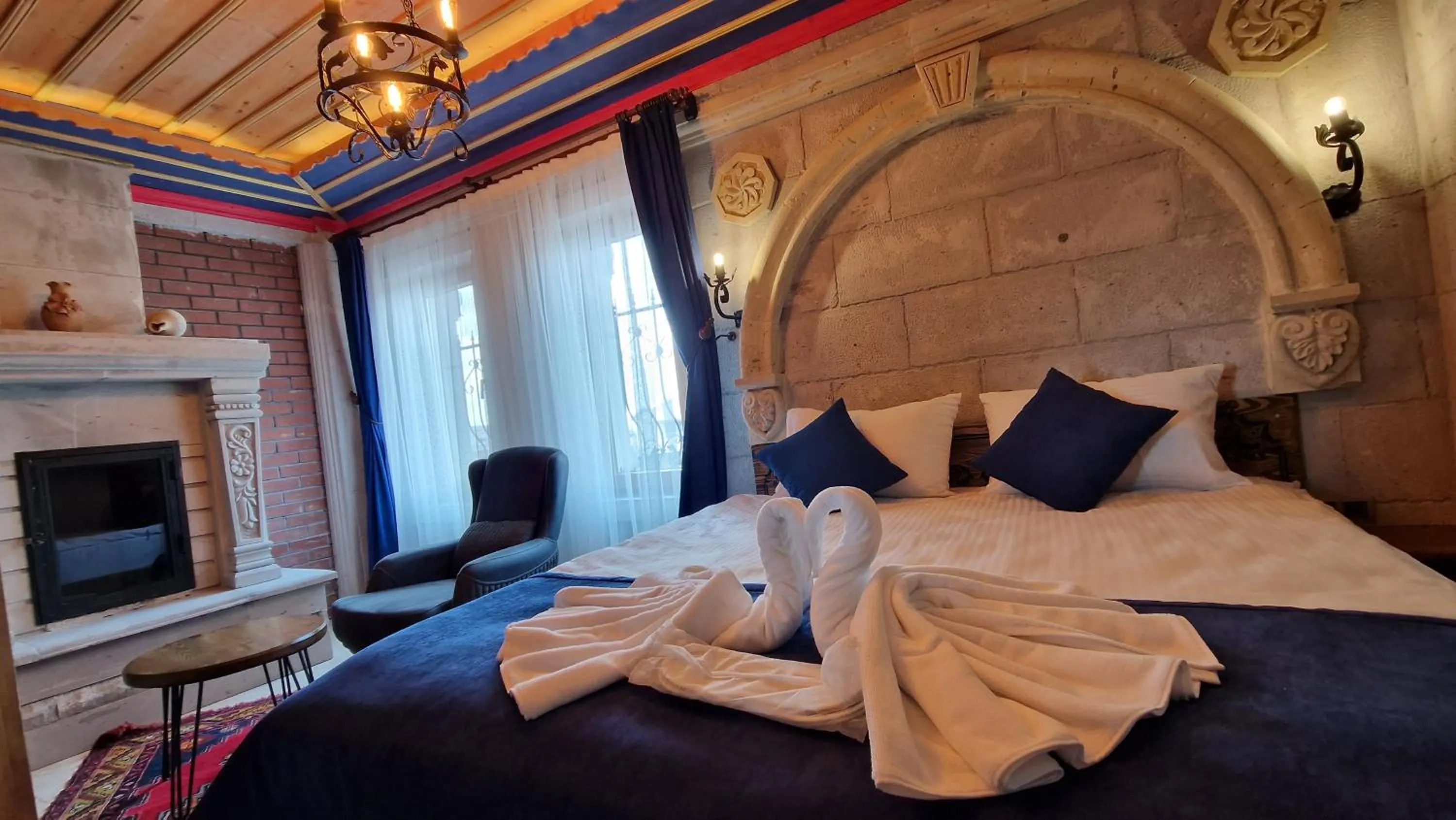 Bed in Elite Rose Cappadocia