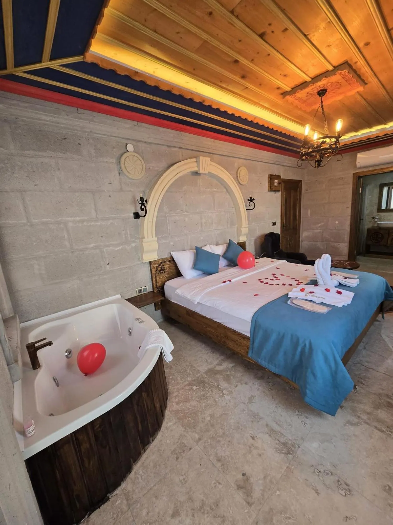 Bed in Elite Rose Cappadocia