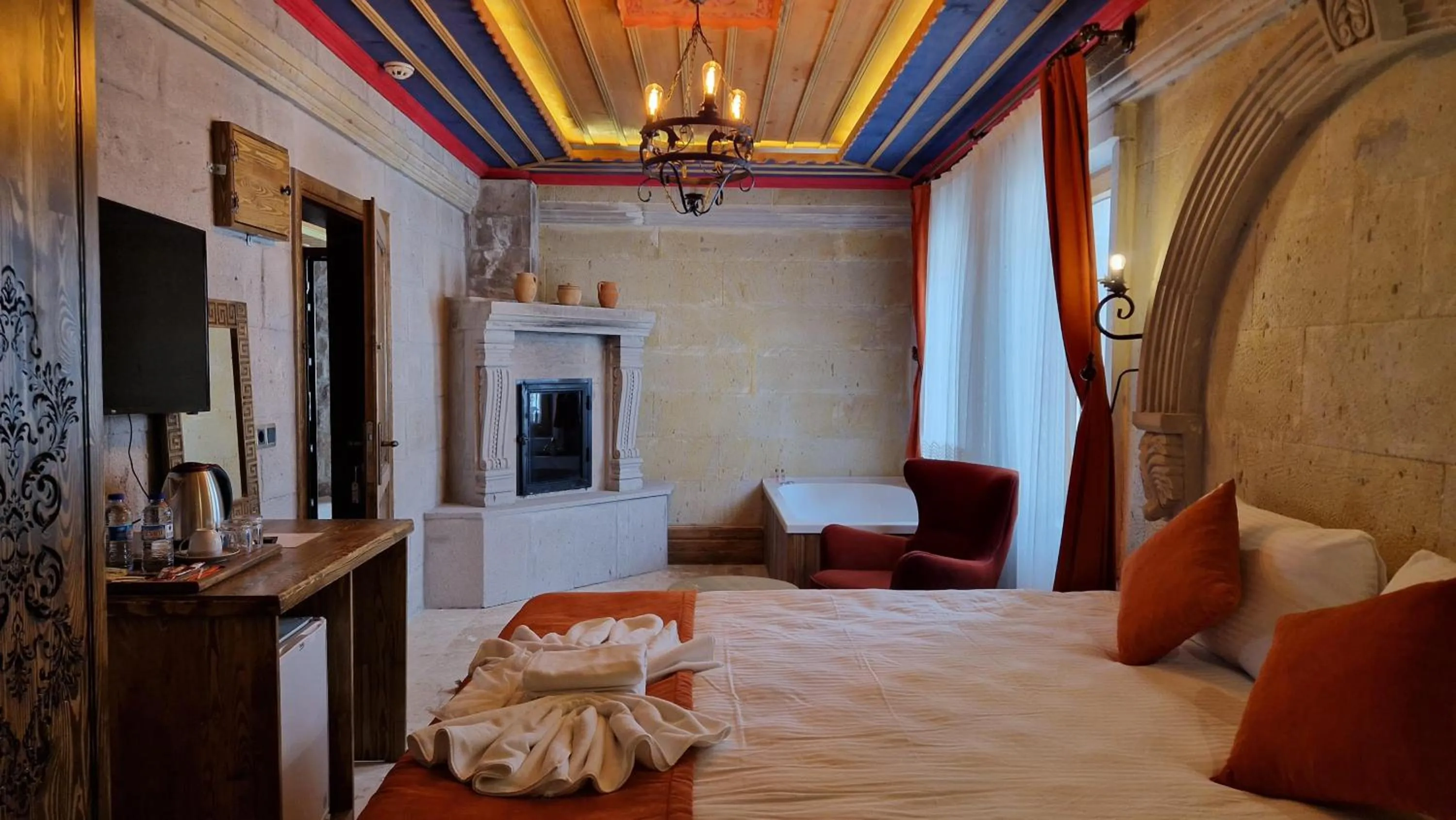Bed in Elite Rose Cappadocia