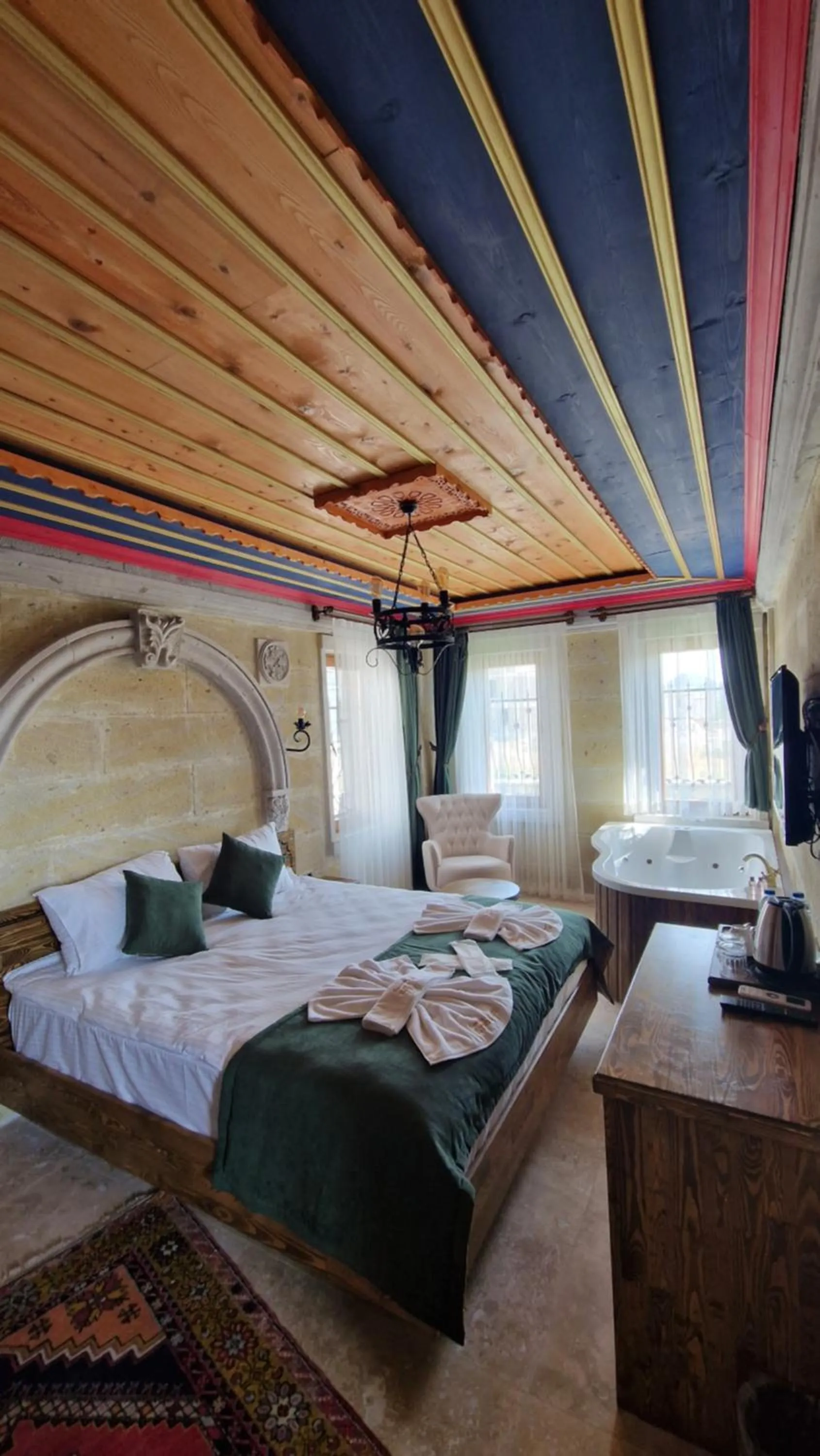 Bed in Elite Rose Cappadocia