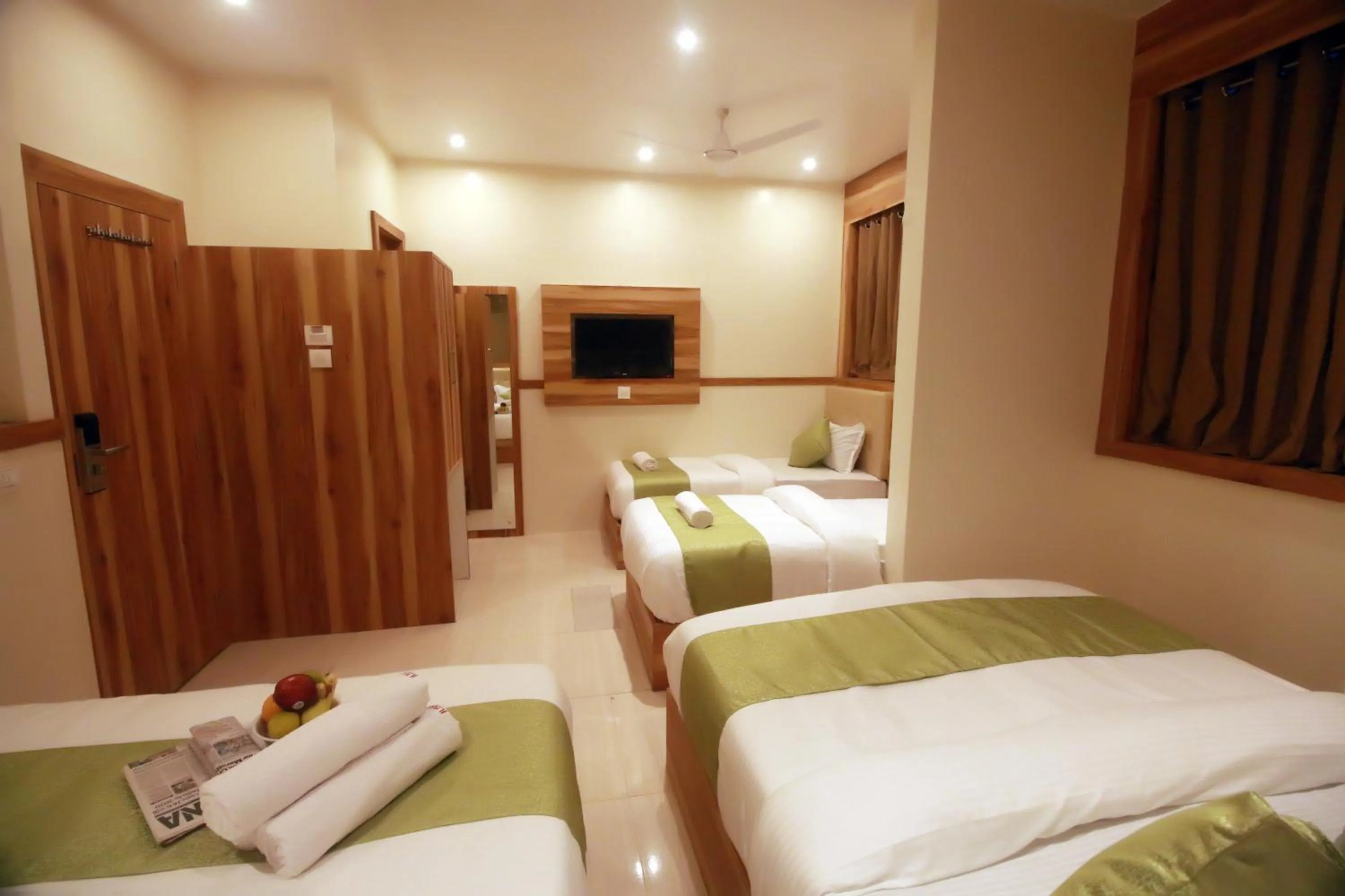 Photo of the whole room, Bed in Hotel Al Madina palace