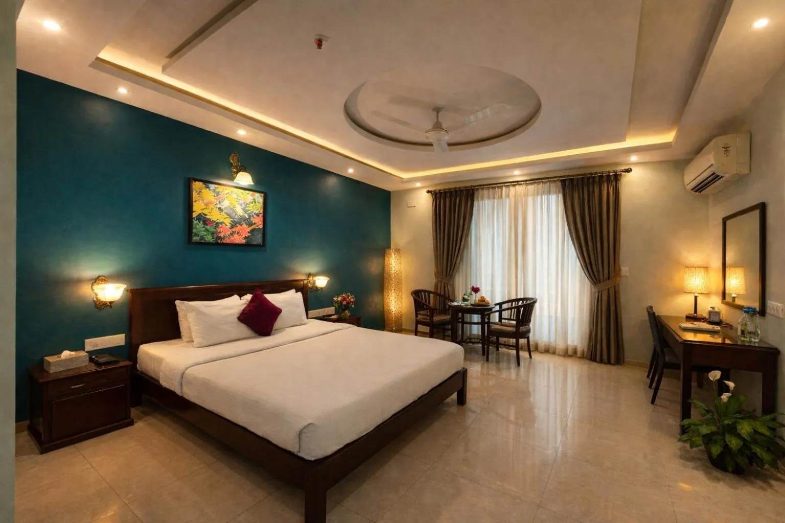 Bedroom, Bed in Praia Da Oura Boutique Resort ,Goa